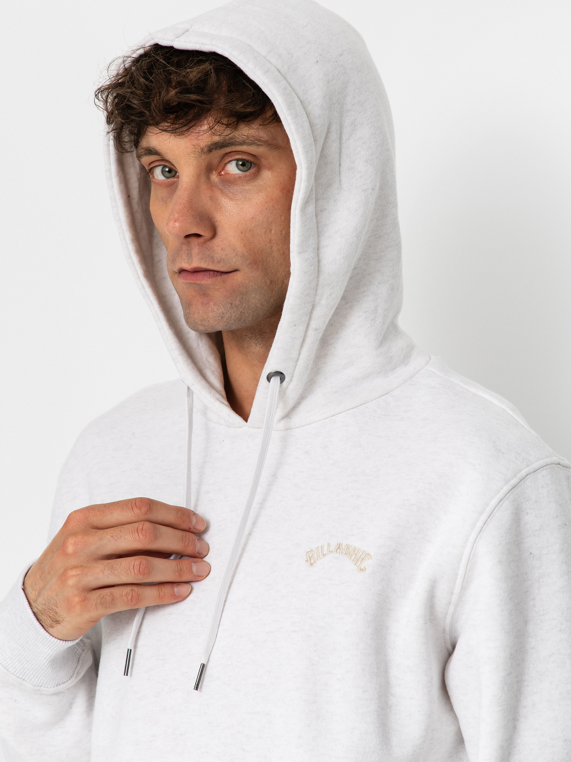 Суитшърт с качулка Billabong Arch HD (oatmeal heather)