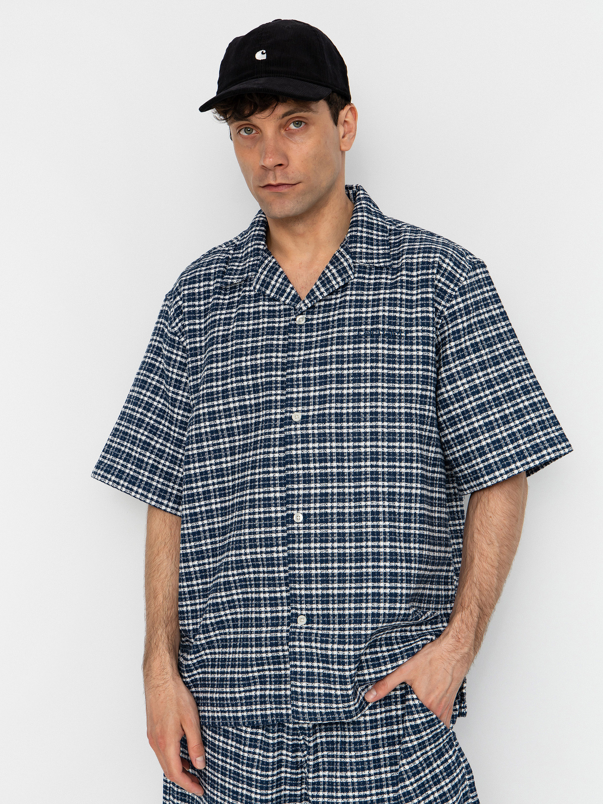 Риза Carhartt WIP Kander (kander check/blue river)