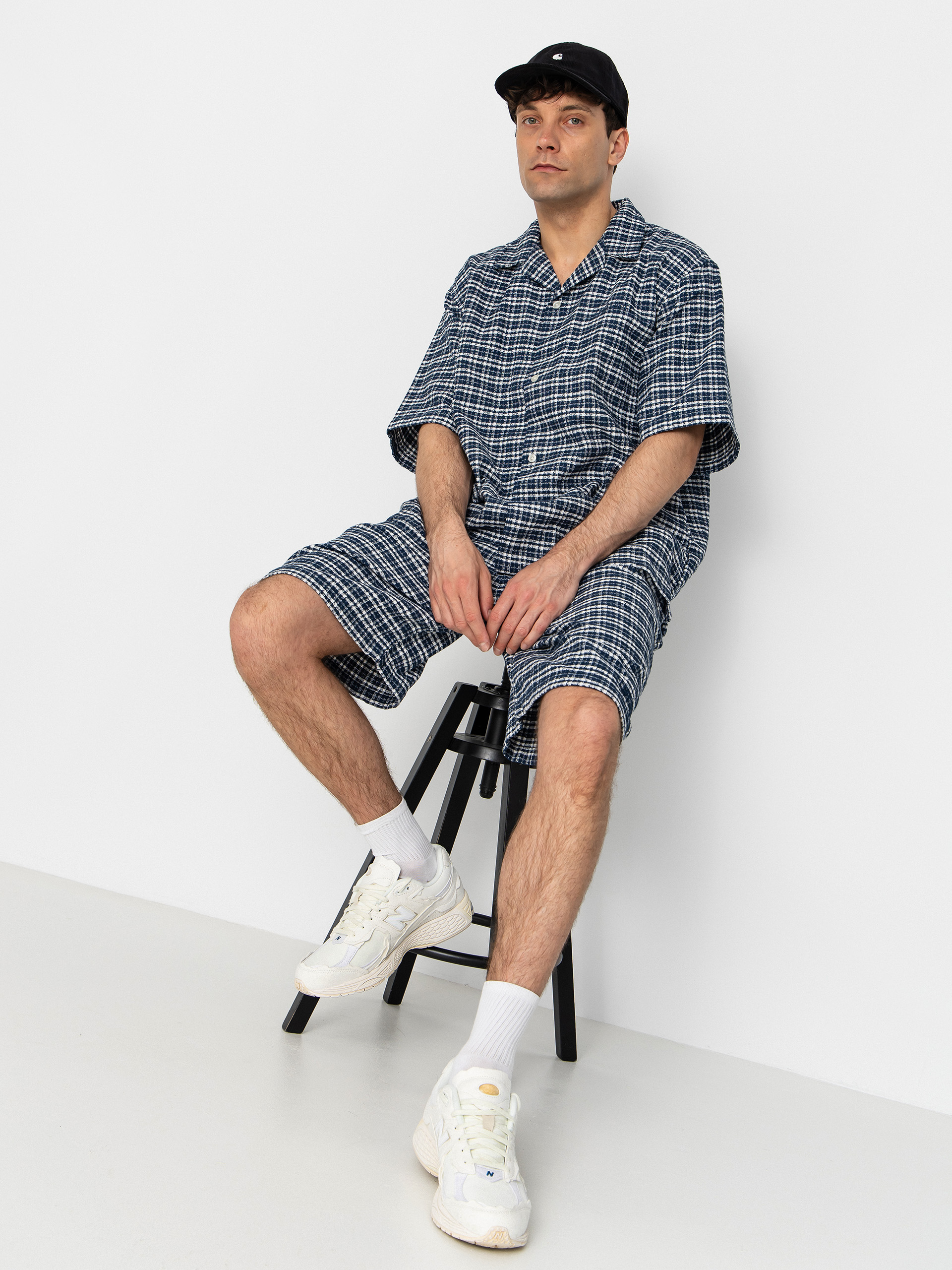 Риза Carhartt WIP Kander (kander check/blue river)