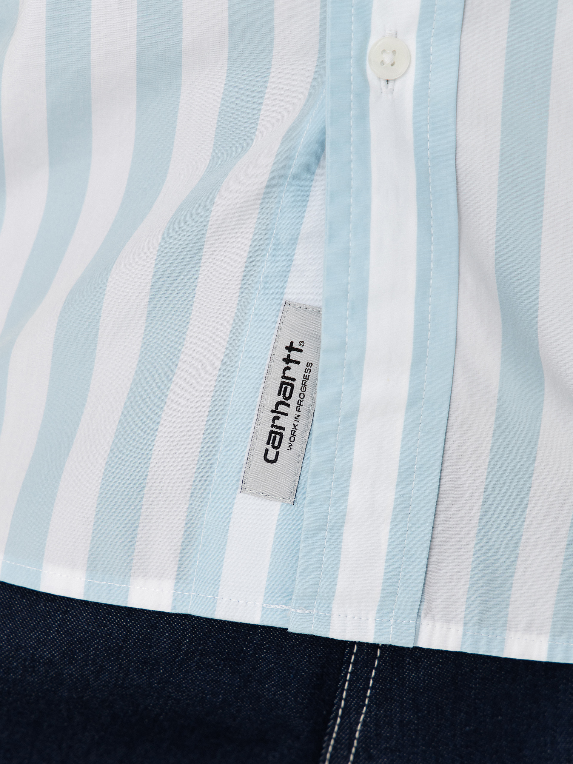 Риза Carhartt WIP Royce (royce stripe/icaria/white)