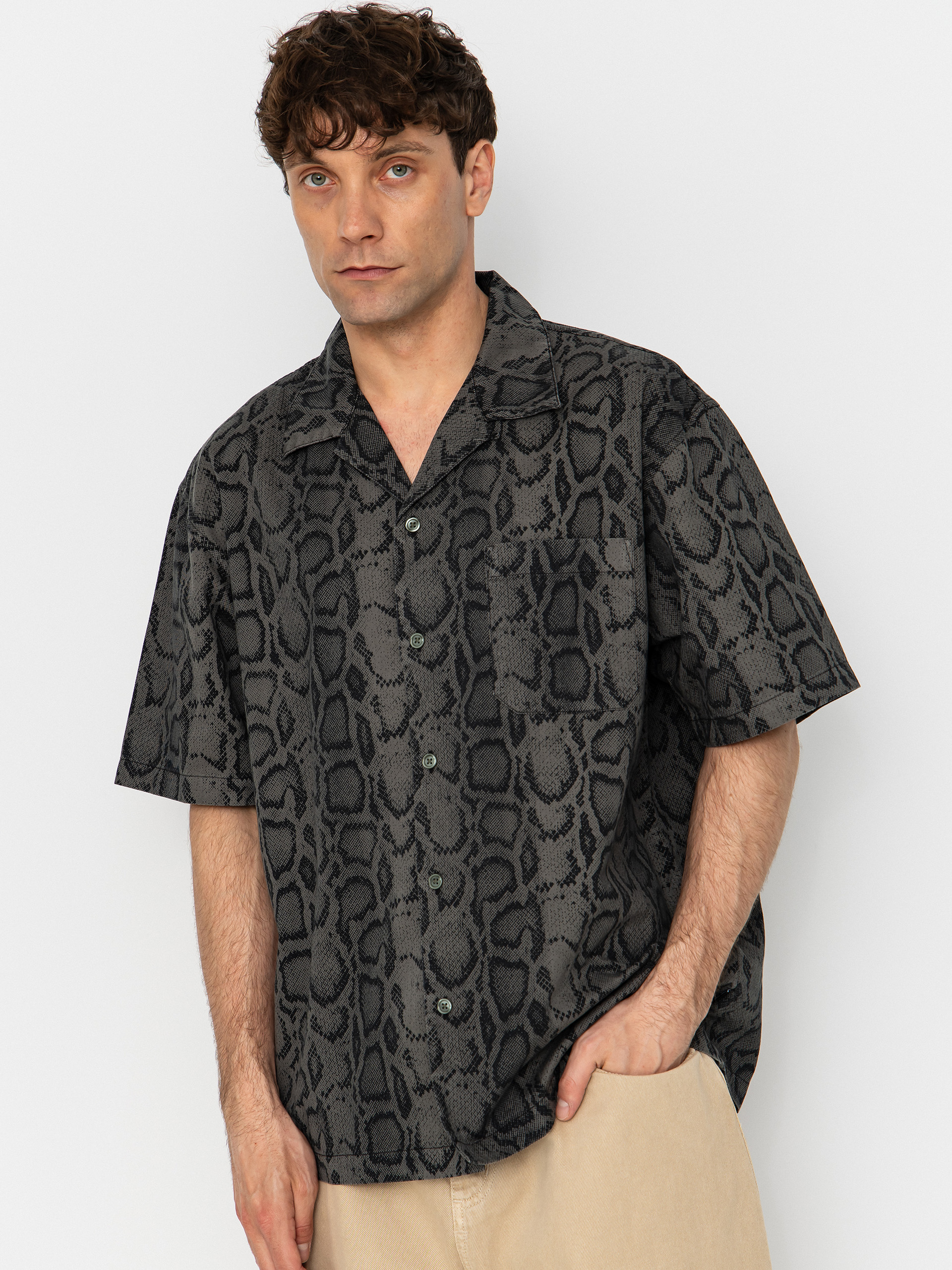 Риза Carhartt WIP Snake Camo (snake camo/leaf)