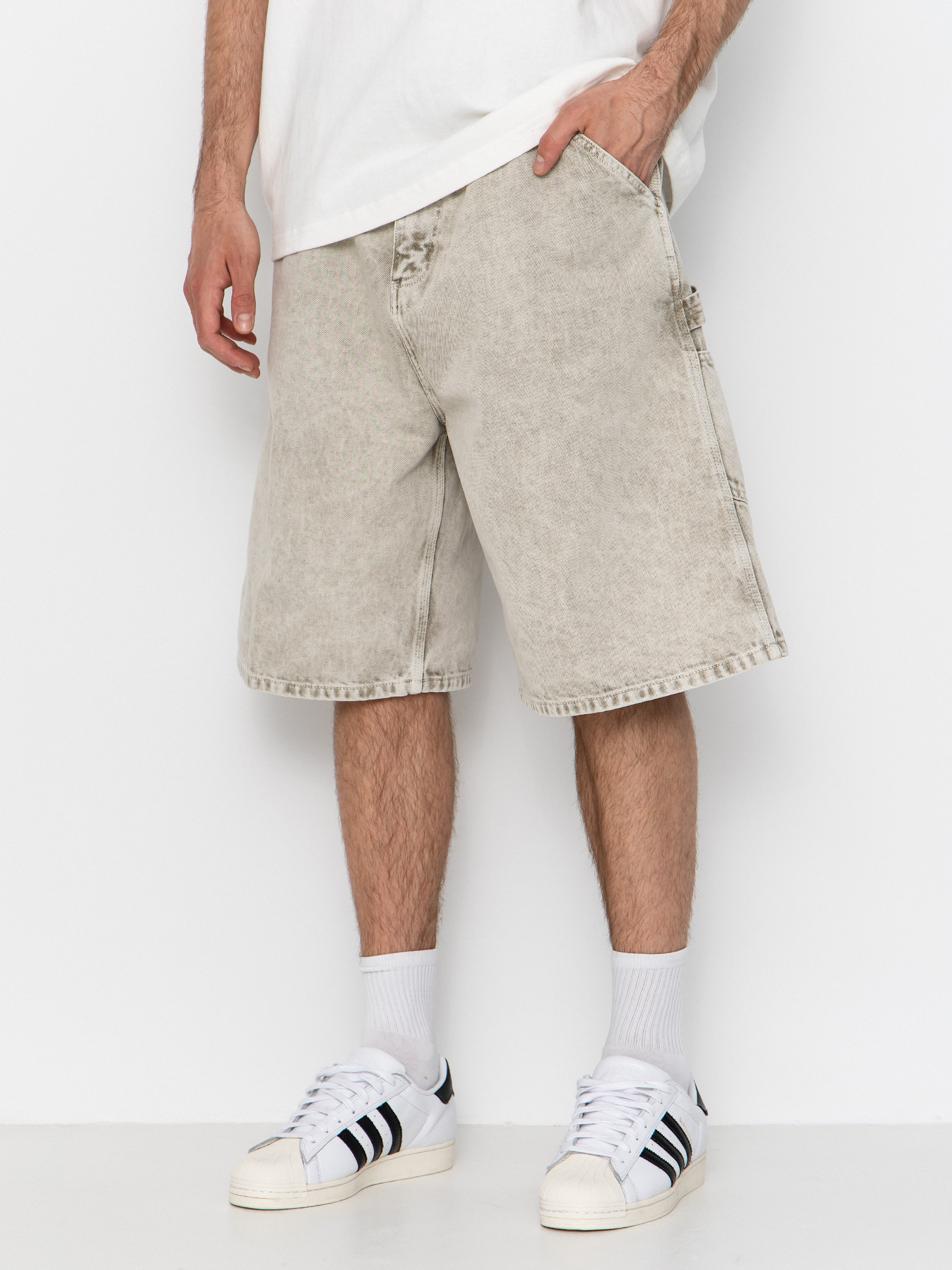 Къси панталони Carhartt WIP OG Single Knee (opuntia chalk wash)
