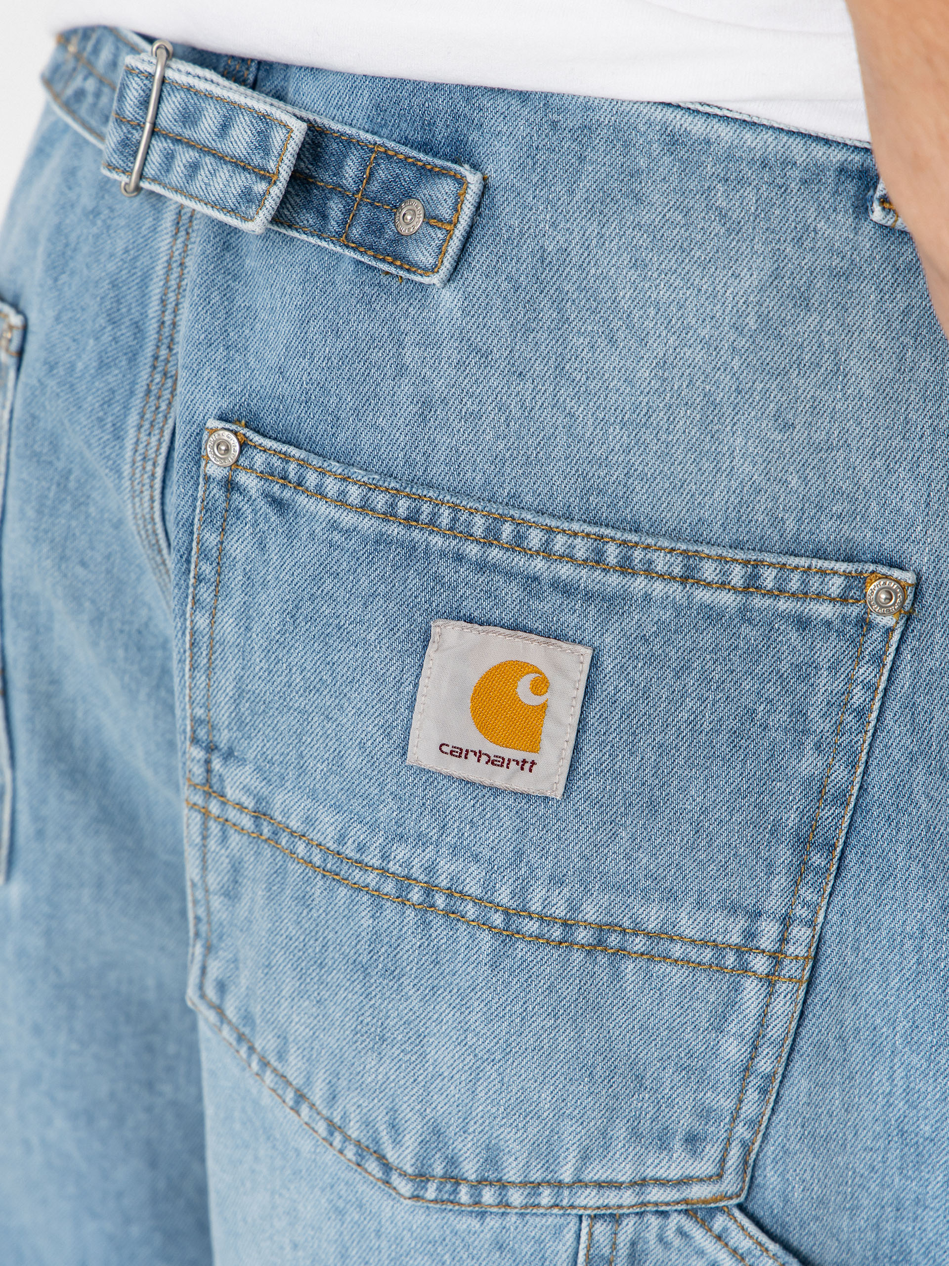 Панталони Carhartt WIP Belmont (blue heavy worn bleached)