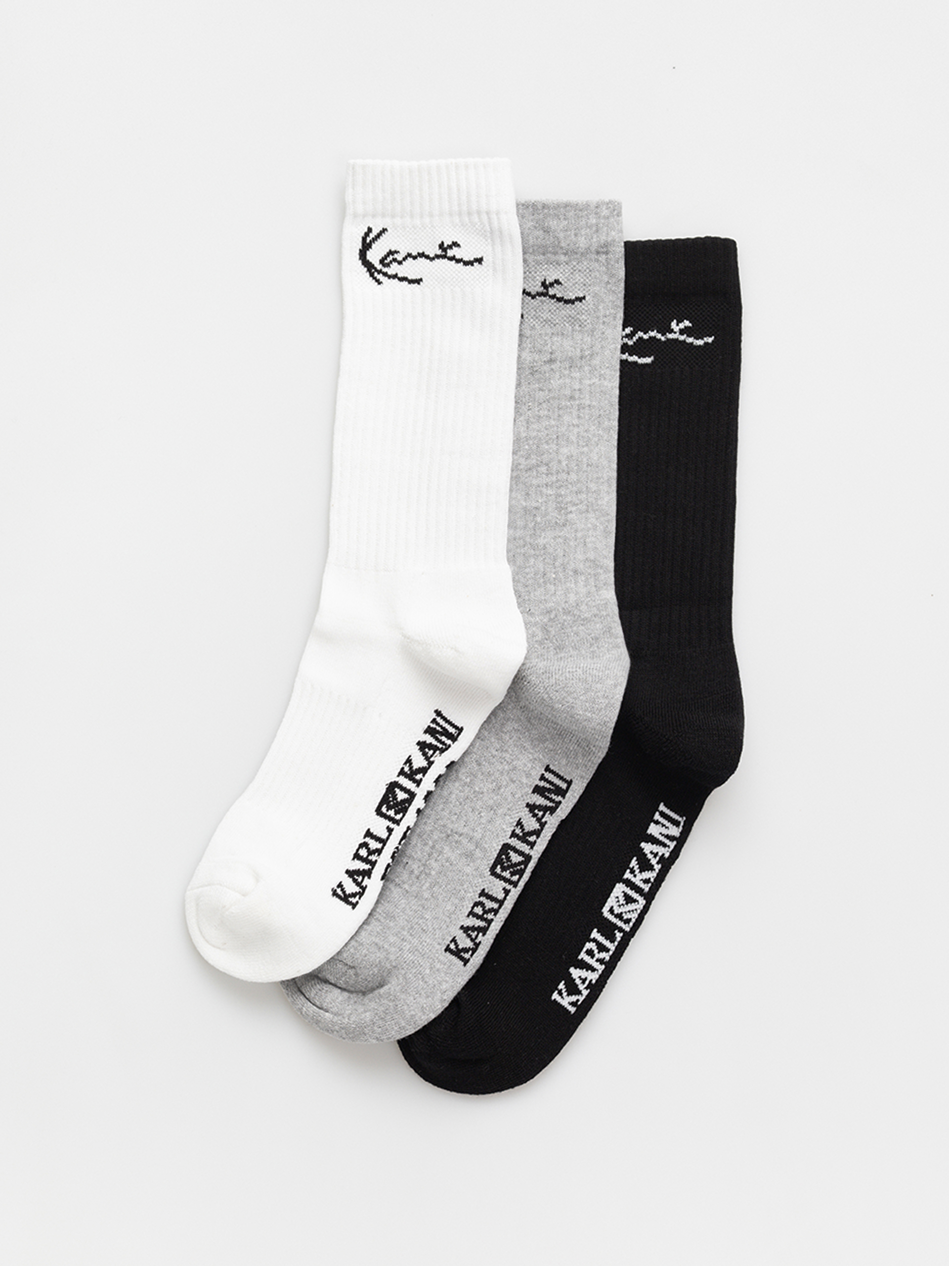 u0427u043eu0440u0430u043fu0438 Karl Kani Signature 3Pk (black/grey/white)
