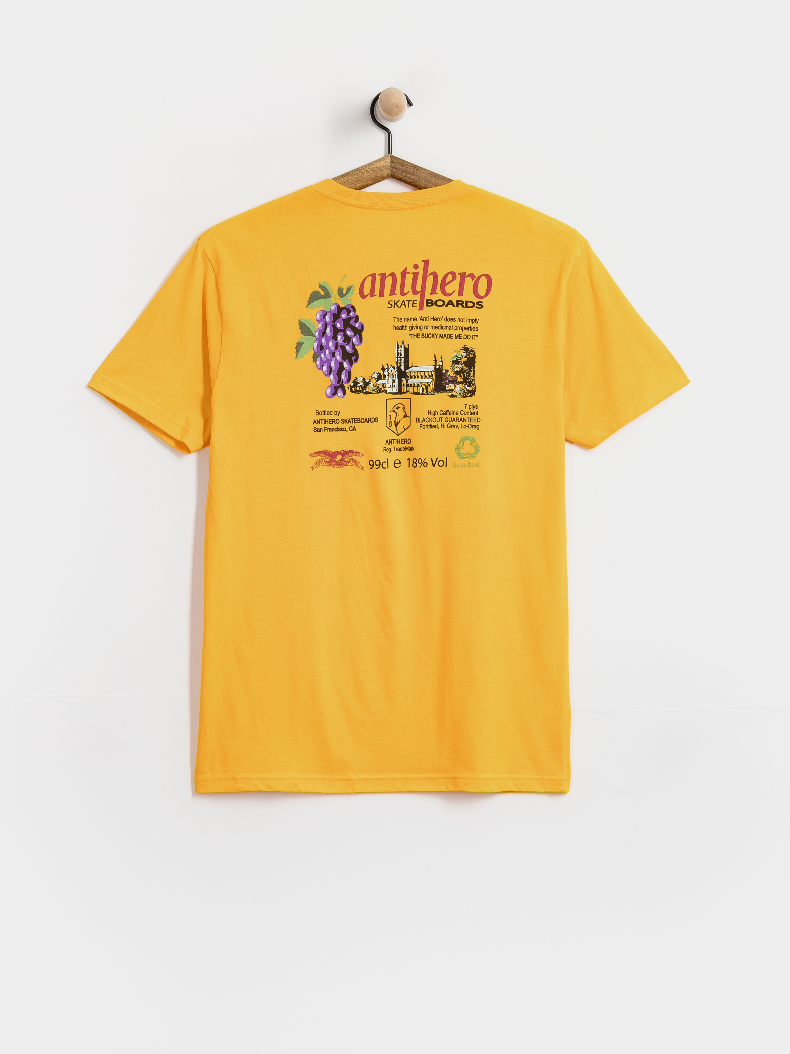 Тениска Antihero The Bucky (gold w/multi color prints)