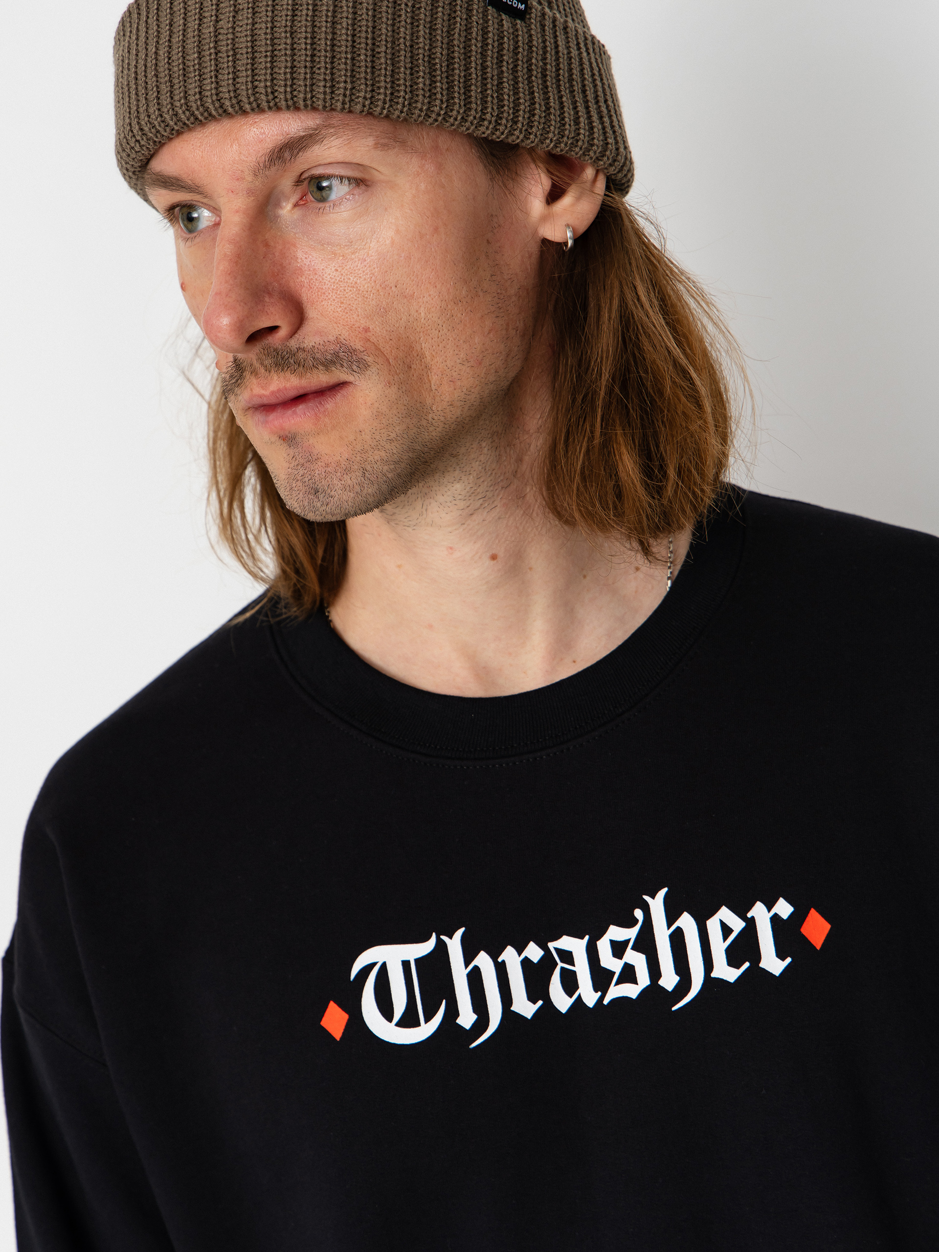 Суитшърт Thrasher x Spitfire The End Oath (black)
