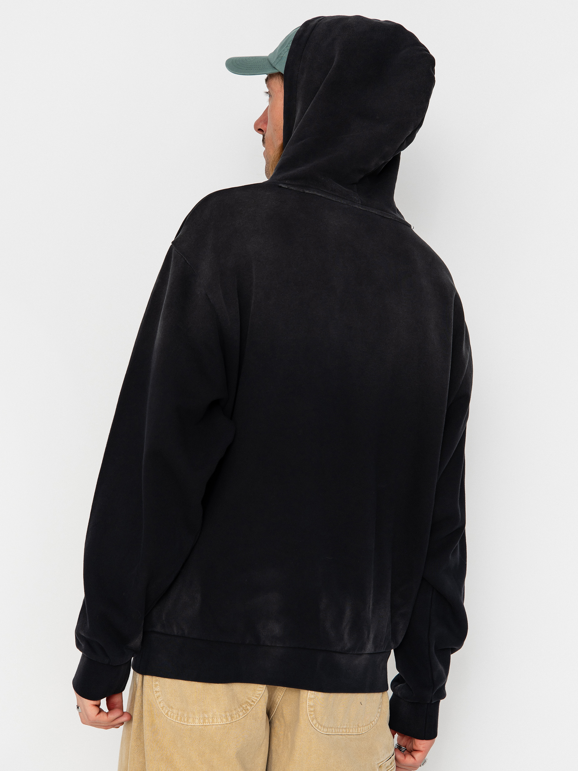 Суитшърт с качулка RipNDip Legendary Nerm HD (black vintage wash)