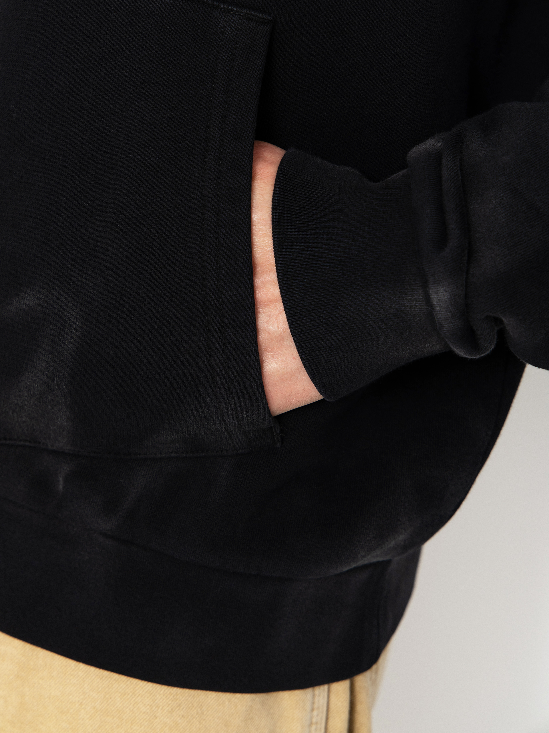 Суитшърт с качулка RipNDip Legendary Nerm HD (black vintage wash)