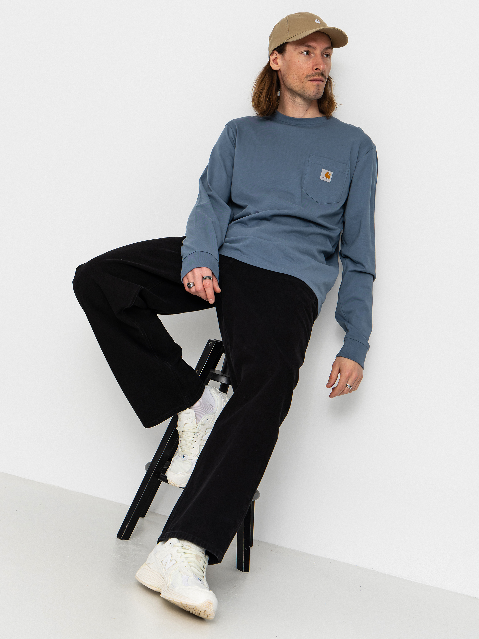 Блуза Carhartt WIP Pocket (velvet blue)