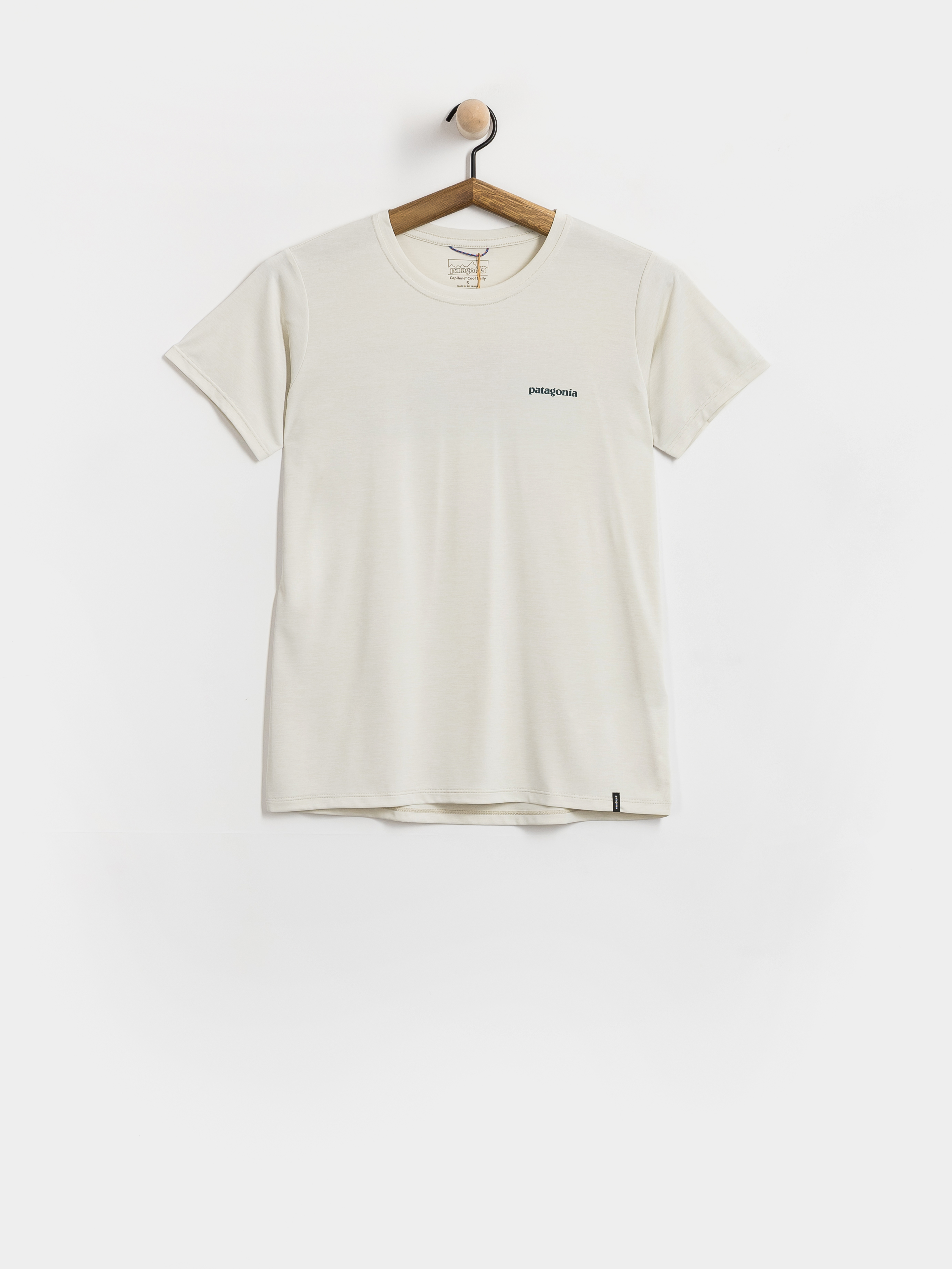 Тениска Patagonia Capilene Cool Boardshort Logo Wmn (dyno white)