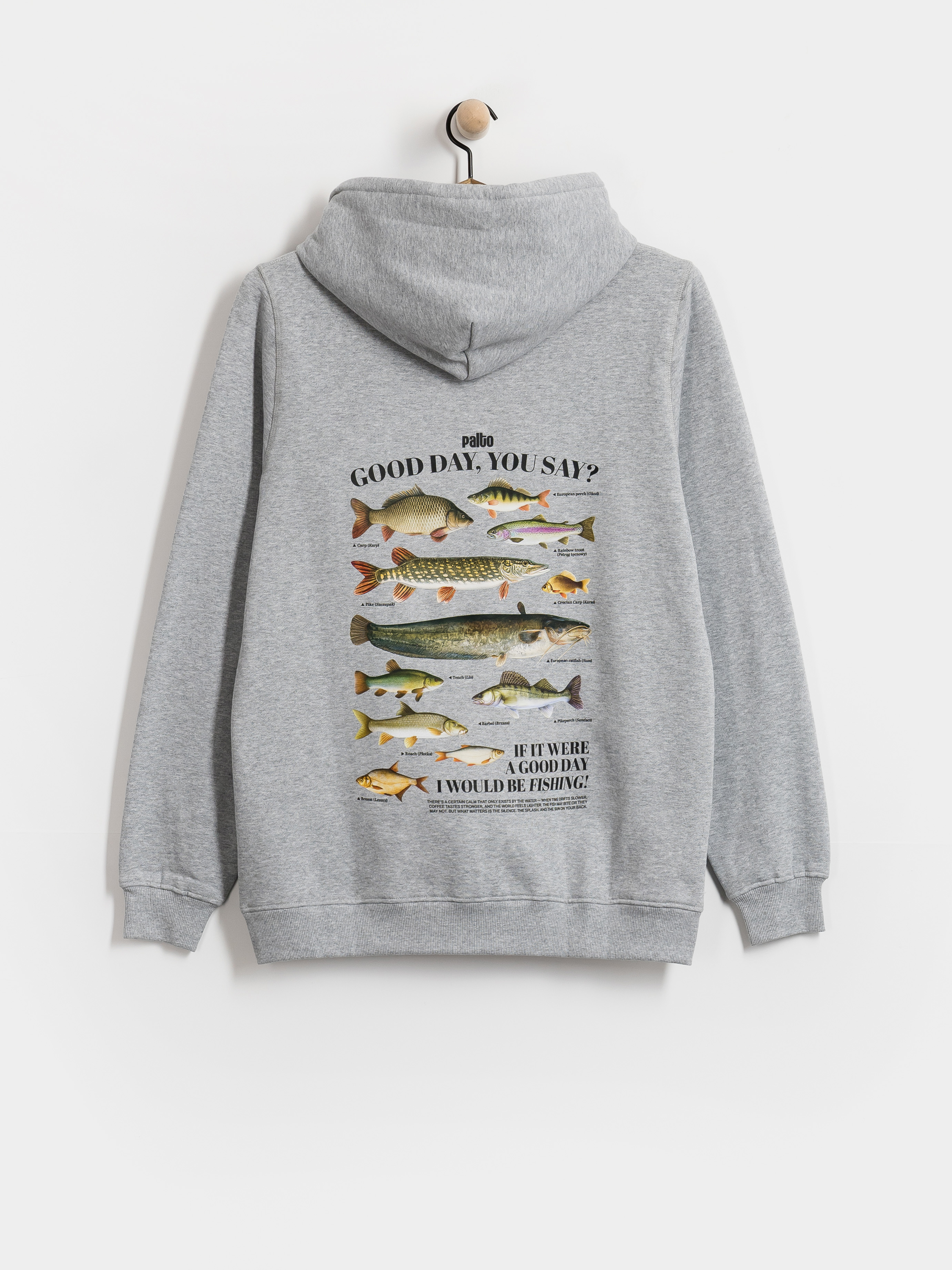 Суитшърт с качулка Palto Lure HD (grey)