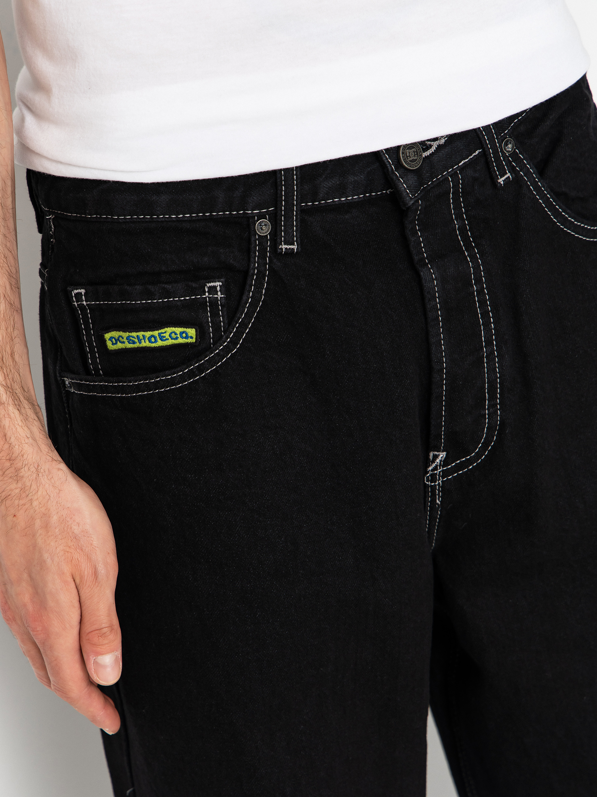 Панталони DC Baggy Denim (black tint)