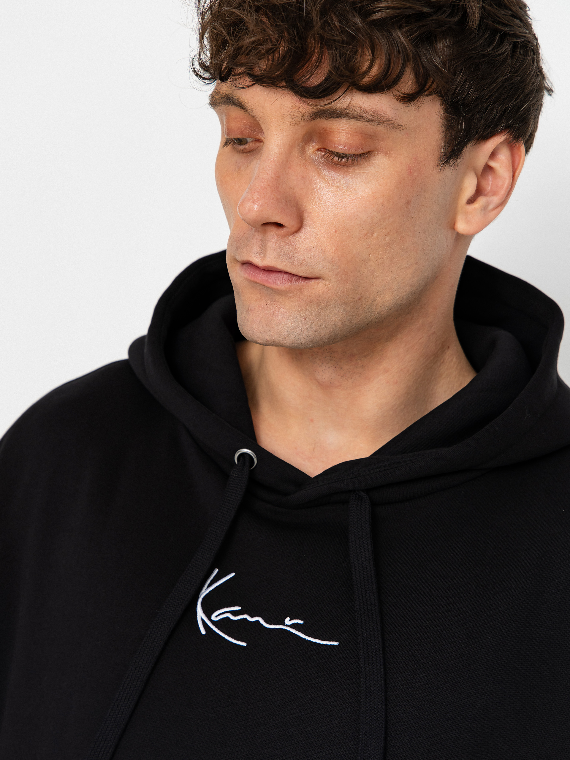 Суитшърт с качулка Karl Kani Small Signature HD (black)