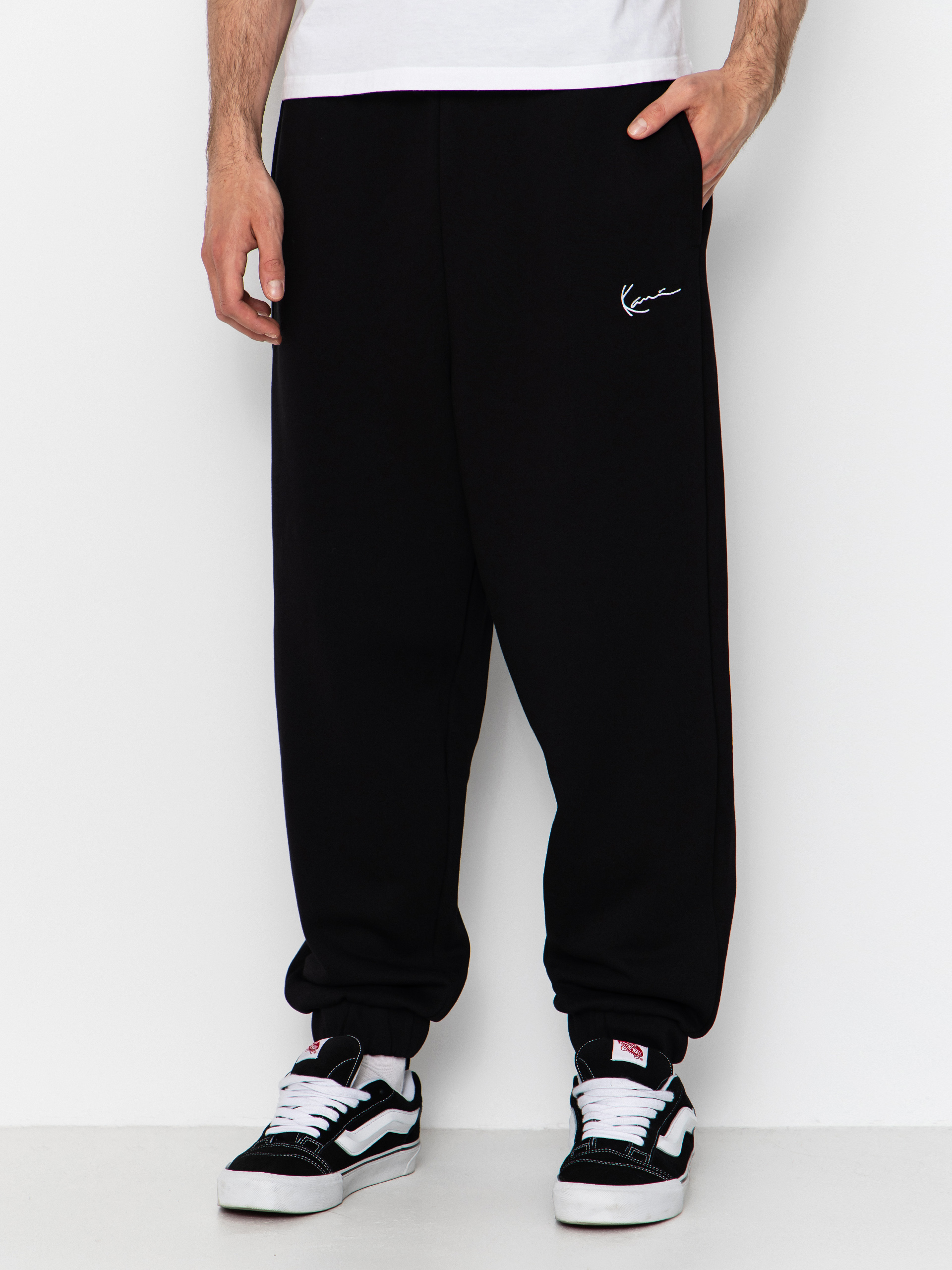 Панталони Karl Kani Small Signature Essential Regular (black)