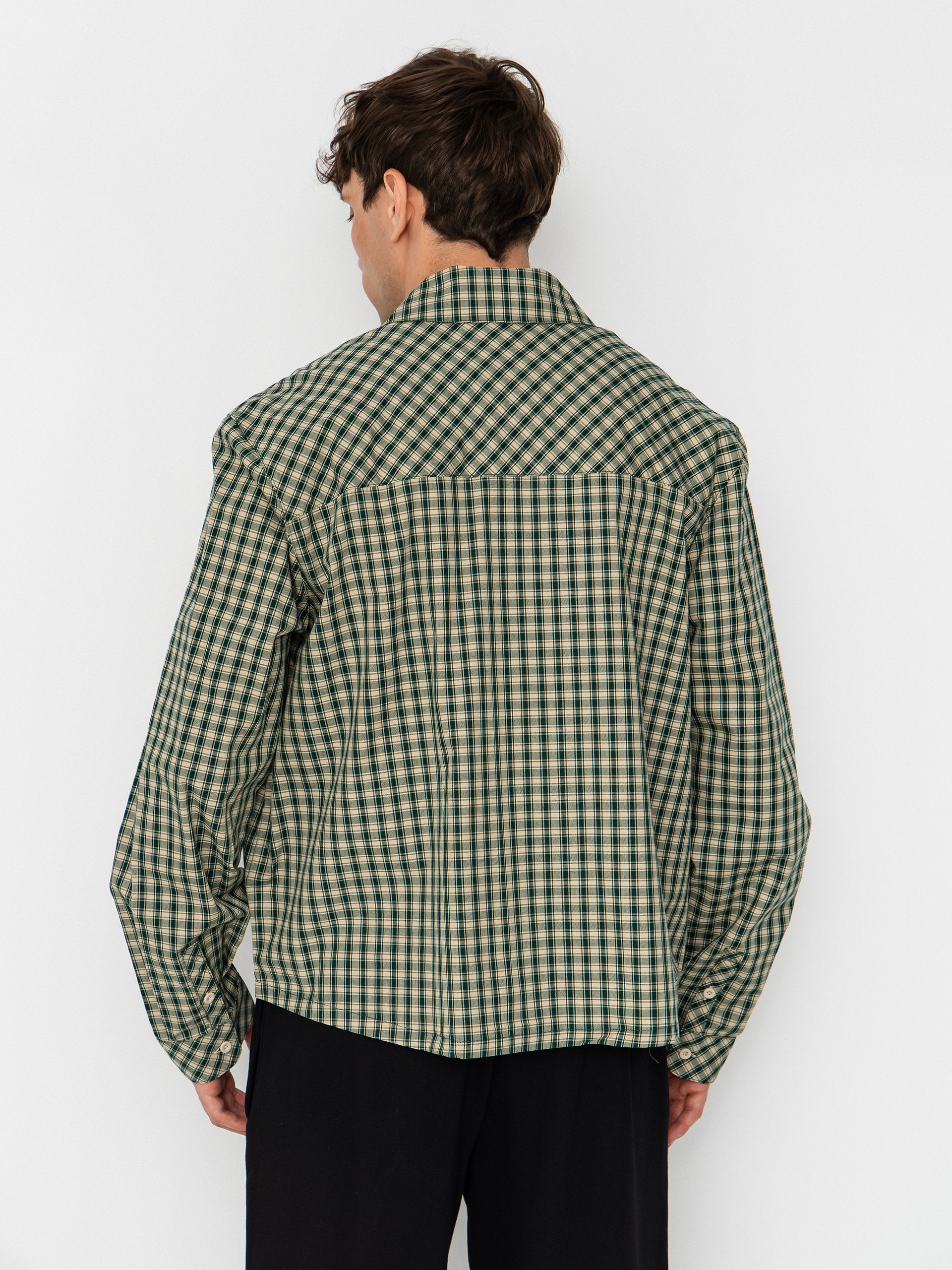 Риза Karl Kani Signature Check Boxy (green)