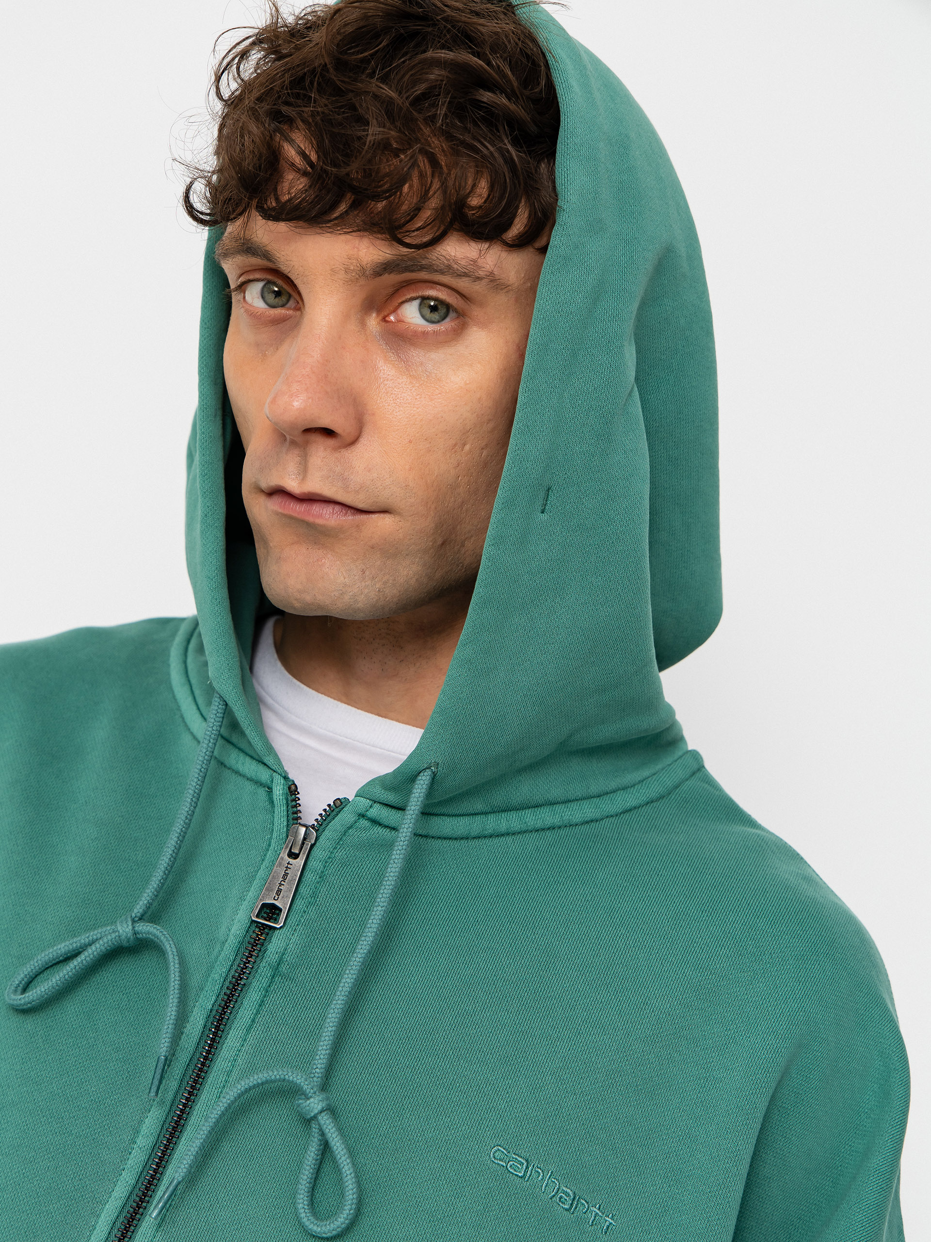 Суитшърт с качулка Carhartt WIP Benton ZHD (lily)