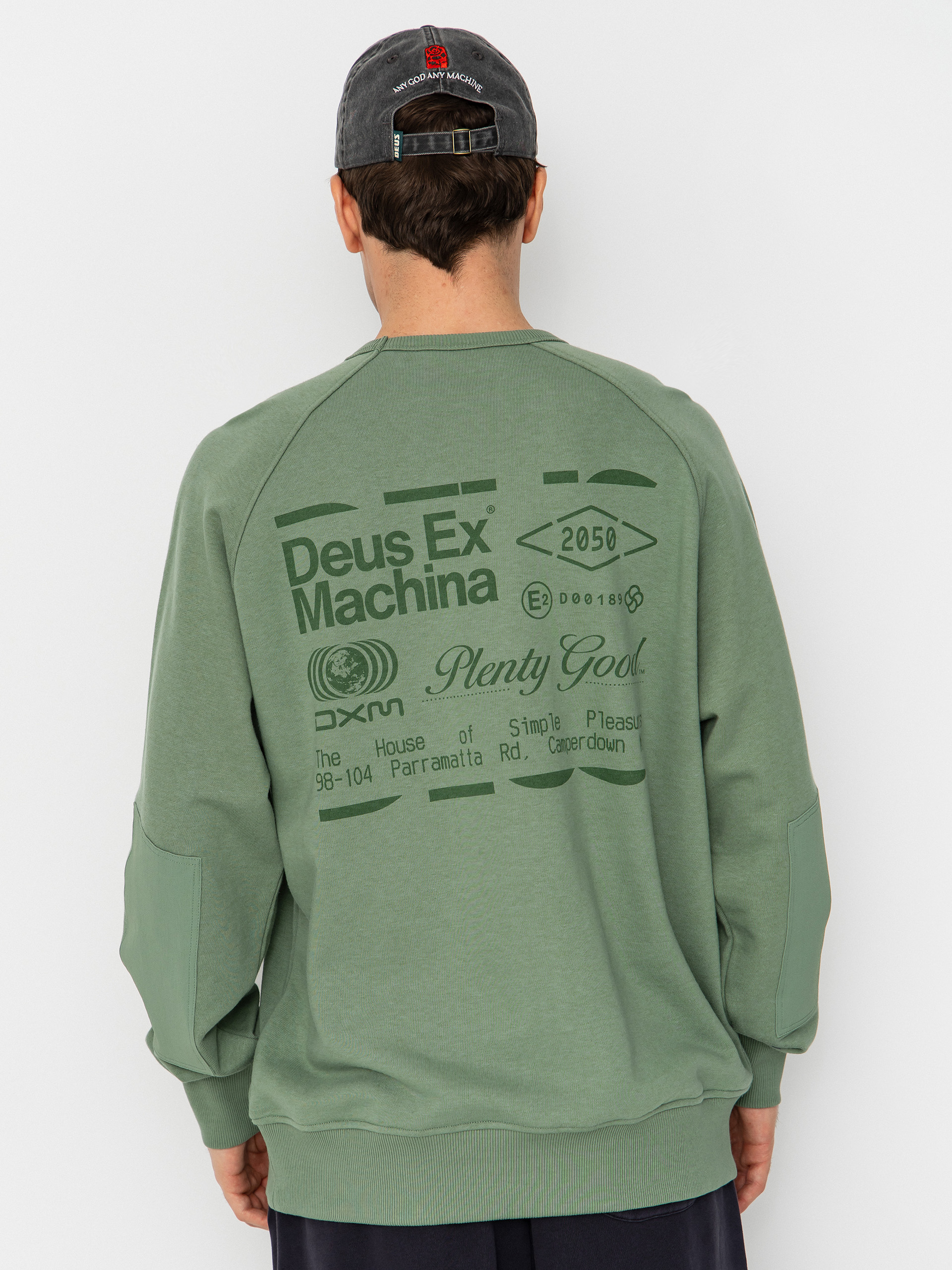 u0421u0443u0438u0442u0448u044au0440u0442 Deus Ex Machina Plenty Good Crew (loden frost green)