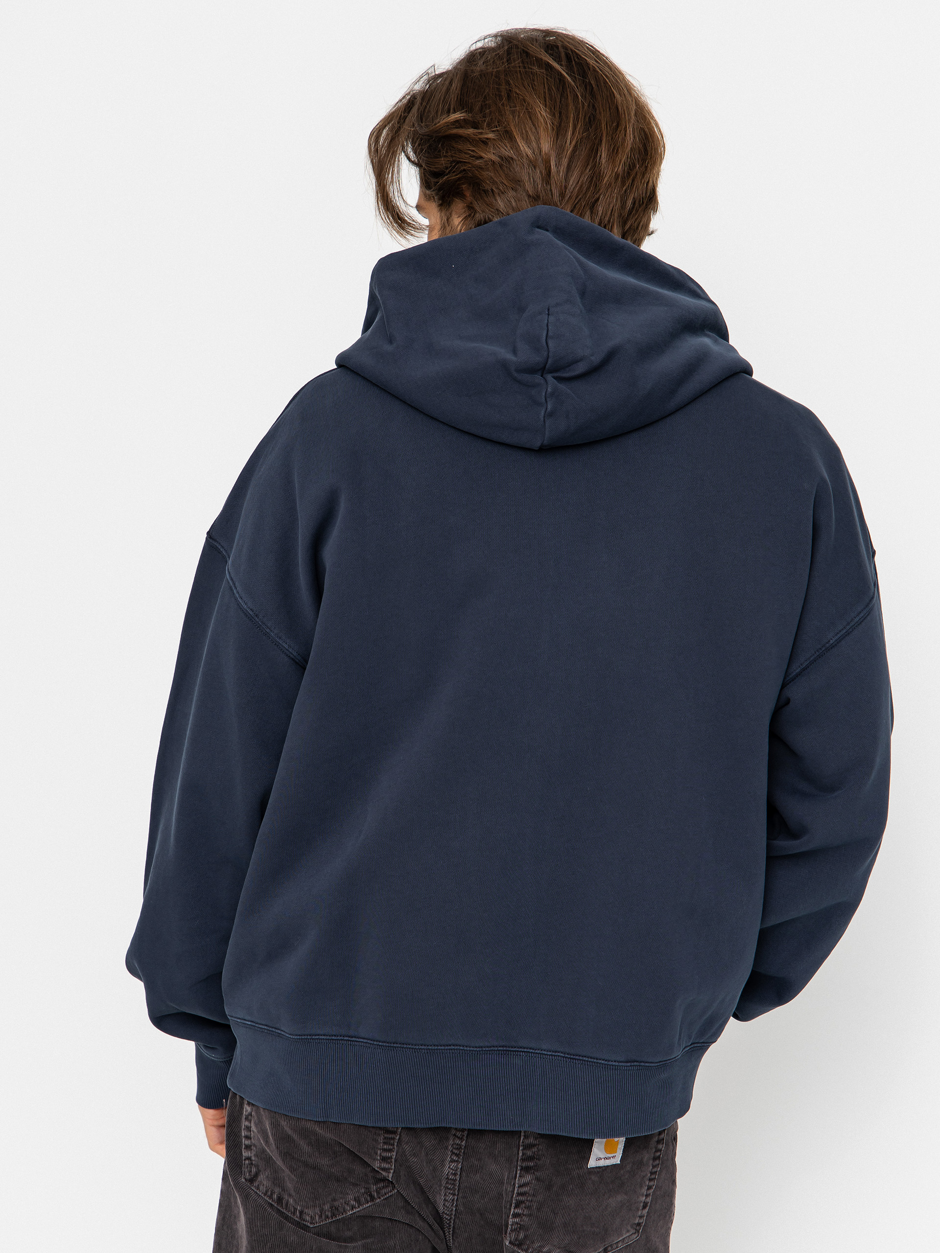 Суитшърт с качулка Carhartt WIP Benton ZHD (carbon)