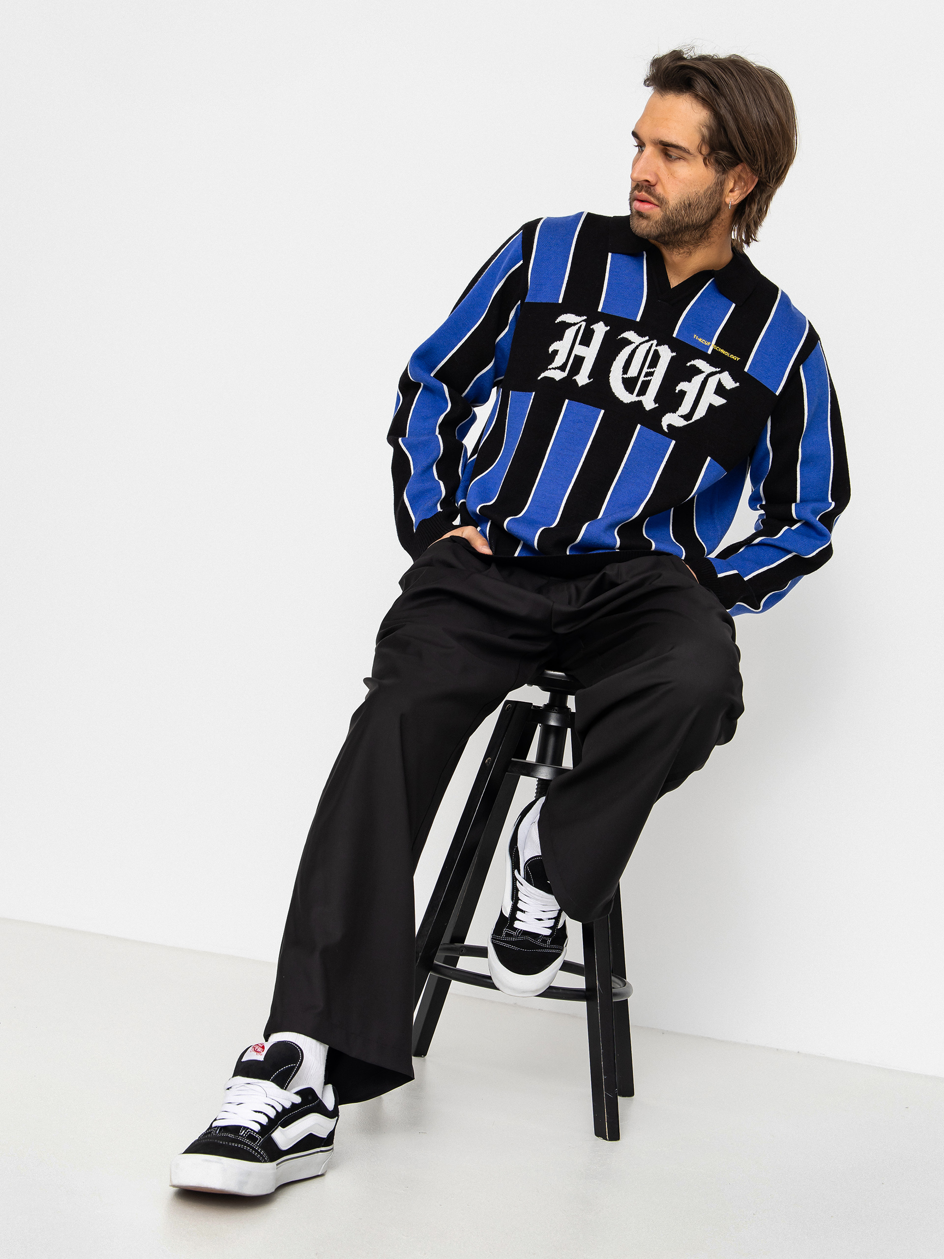 Пуловер HUF Midfield Jersey (electric blue)