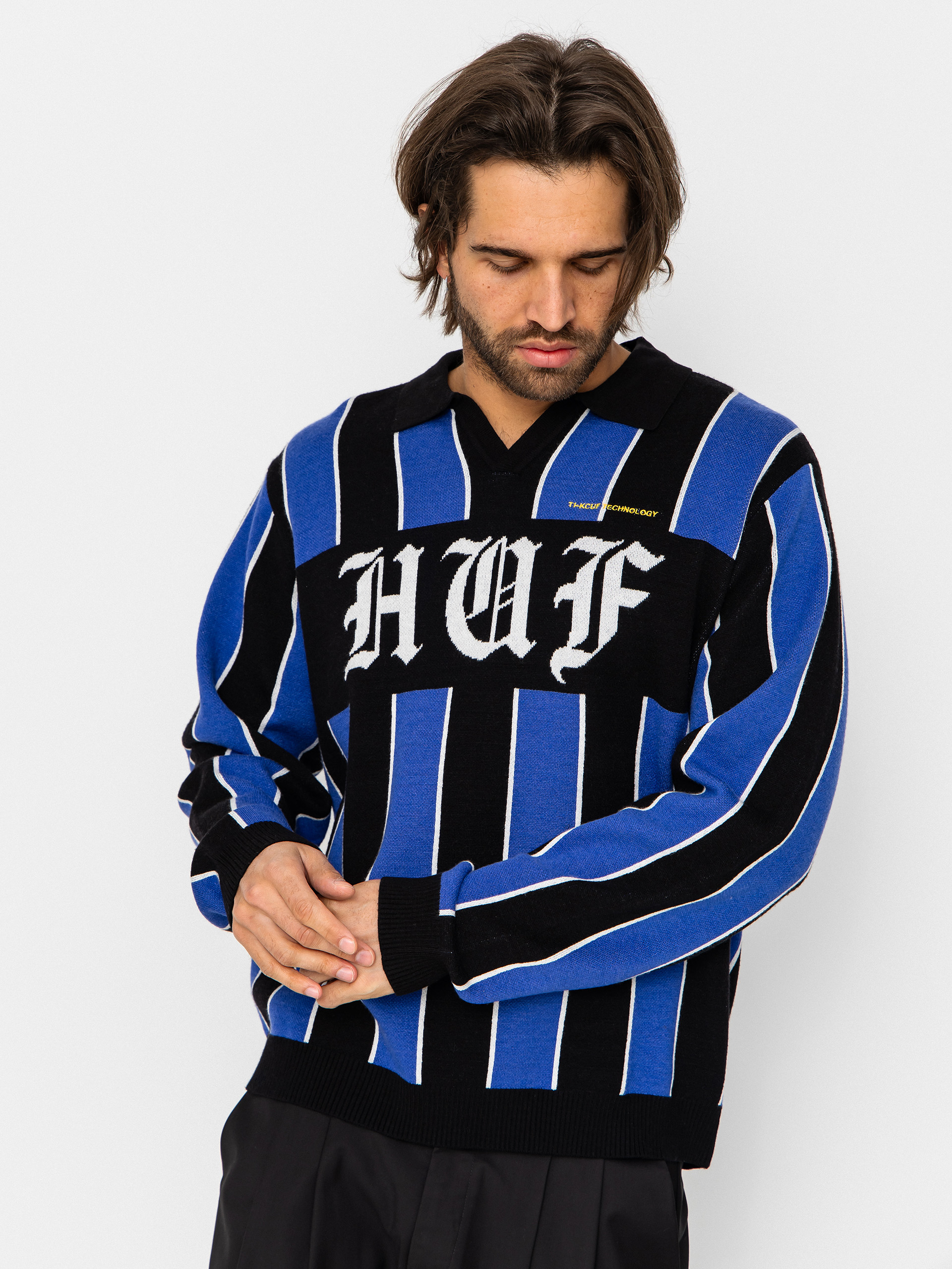 Пуловер HUF Midfield Jersey (electric blue)
