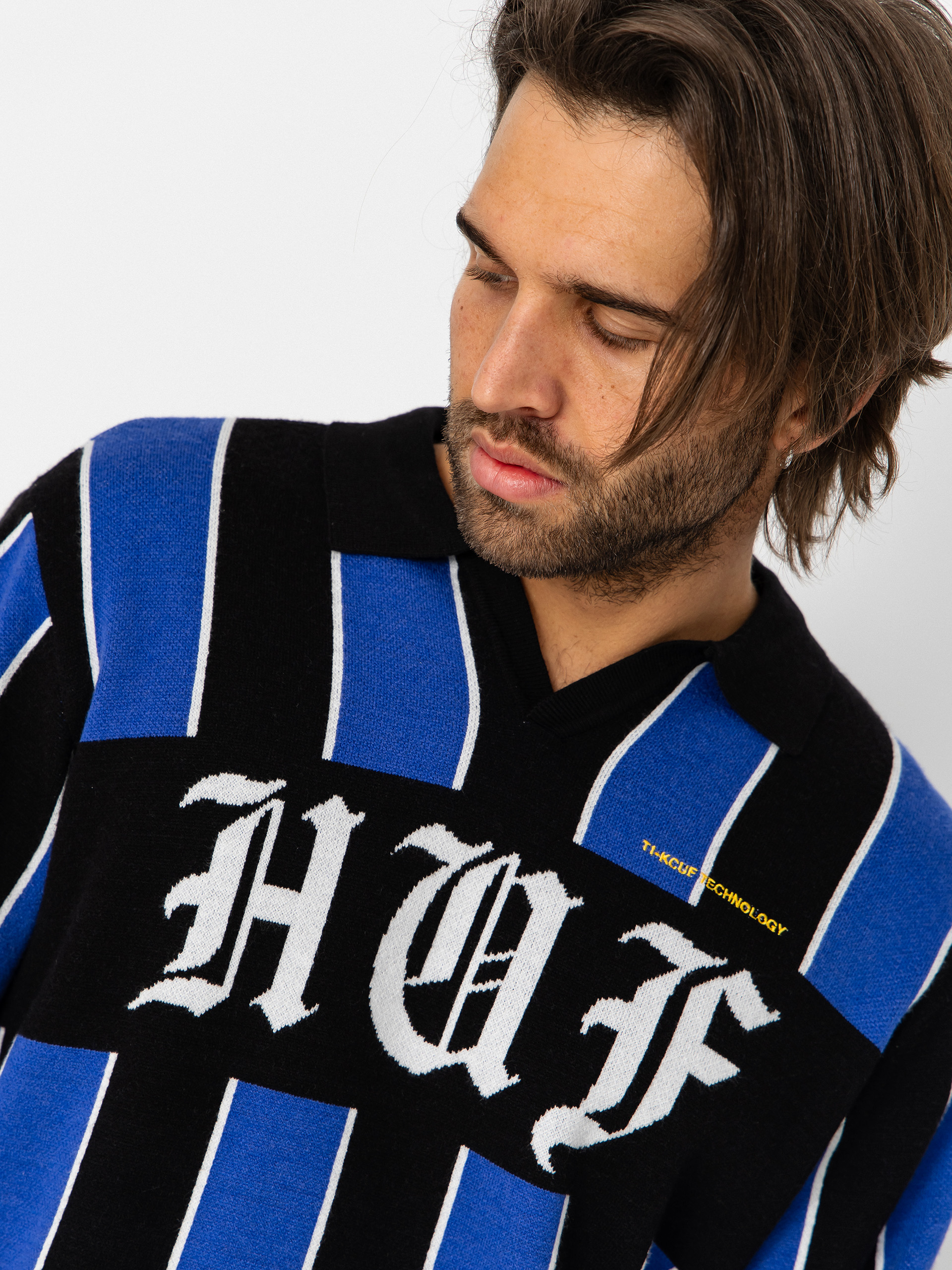 Пуловер HUF Midfield Jersey (electric blue)