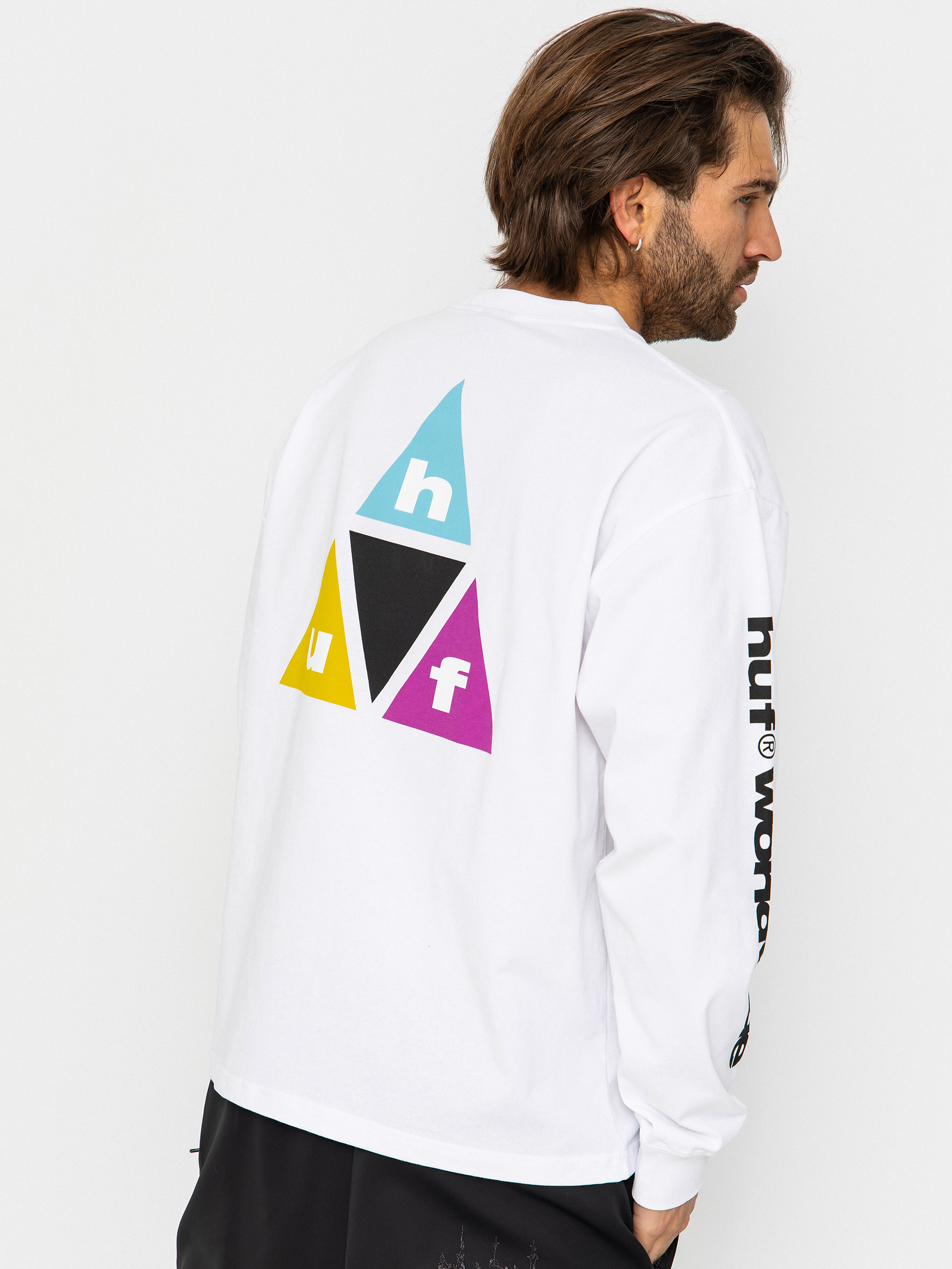Блуза HUF Prism Tt (white)