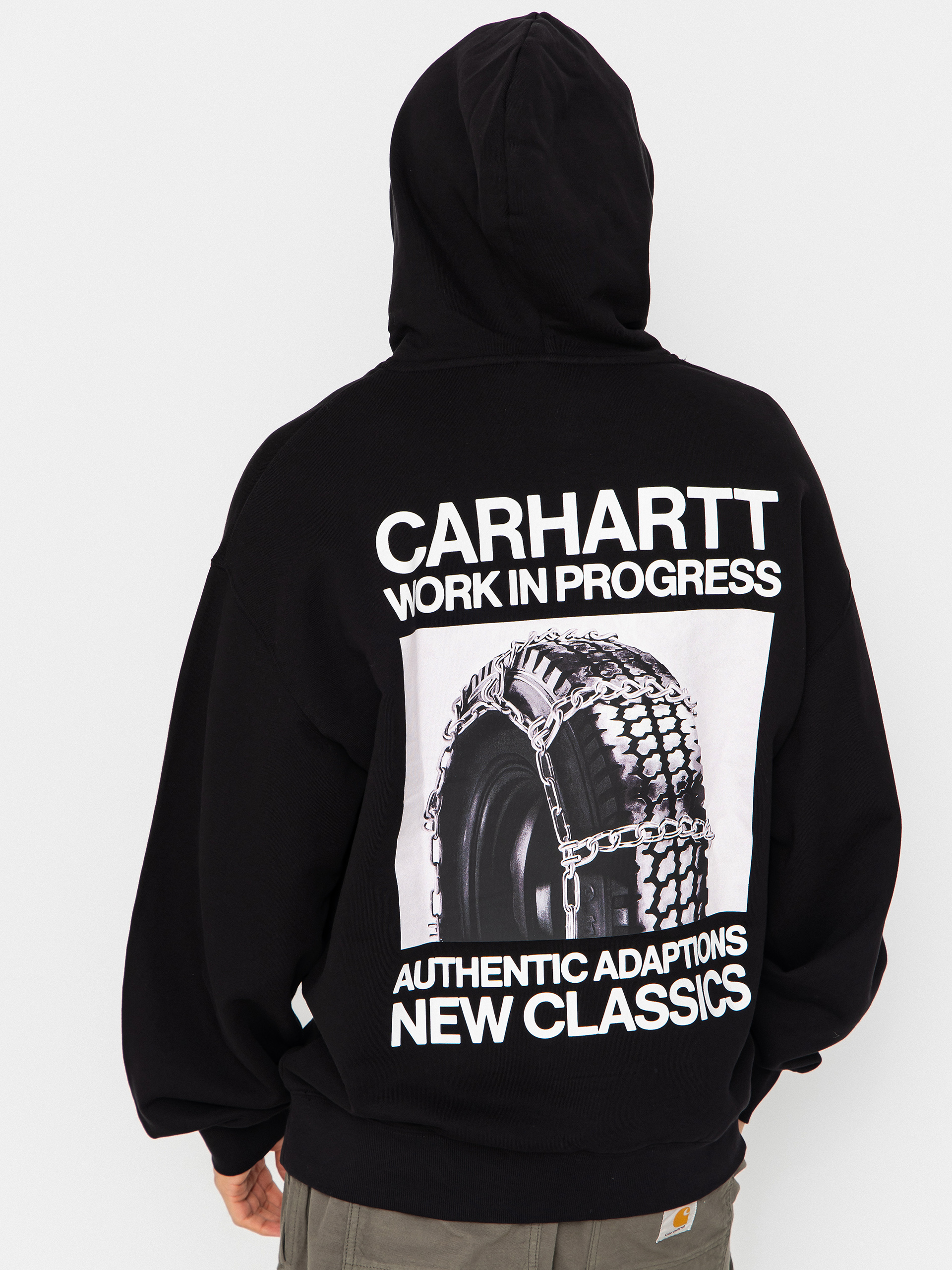 Суитшърт с качулка Carhartt WIP Sean Hamilton HD (black)