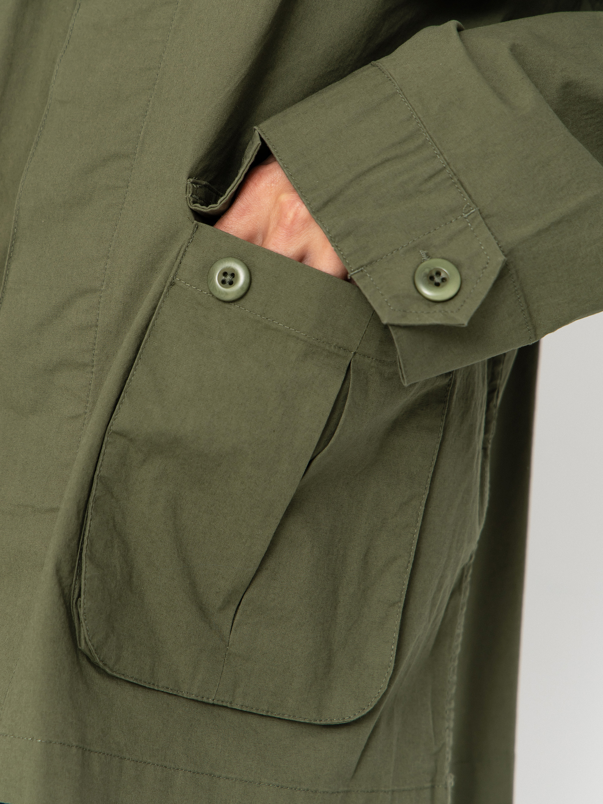 Риза Deus Ex Machina Power Overshirt (pine green)