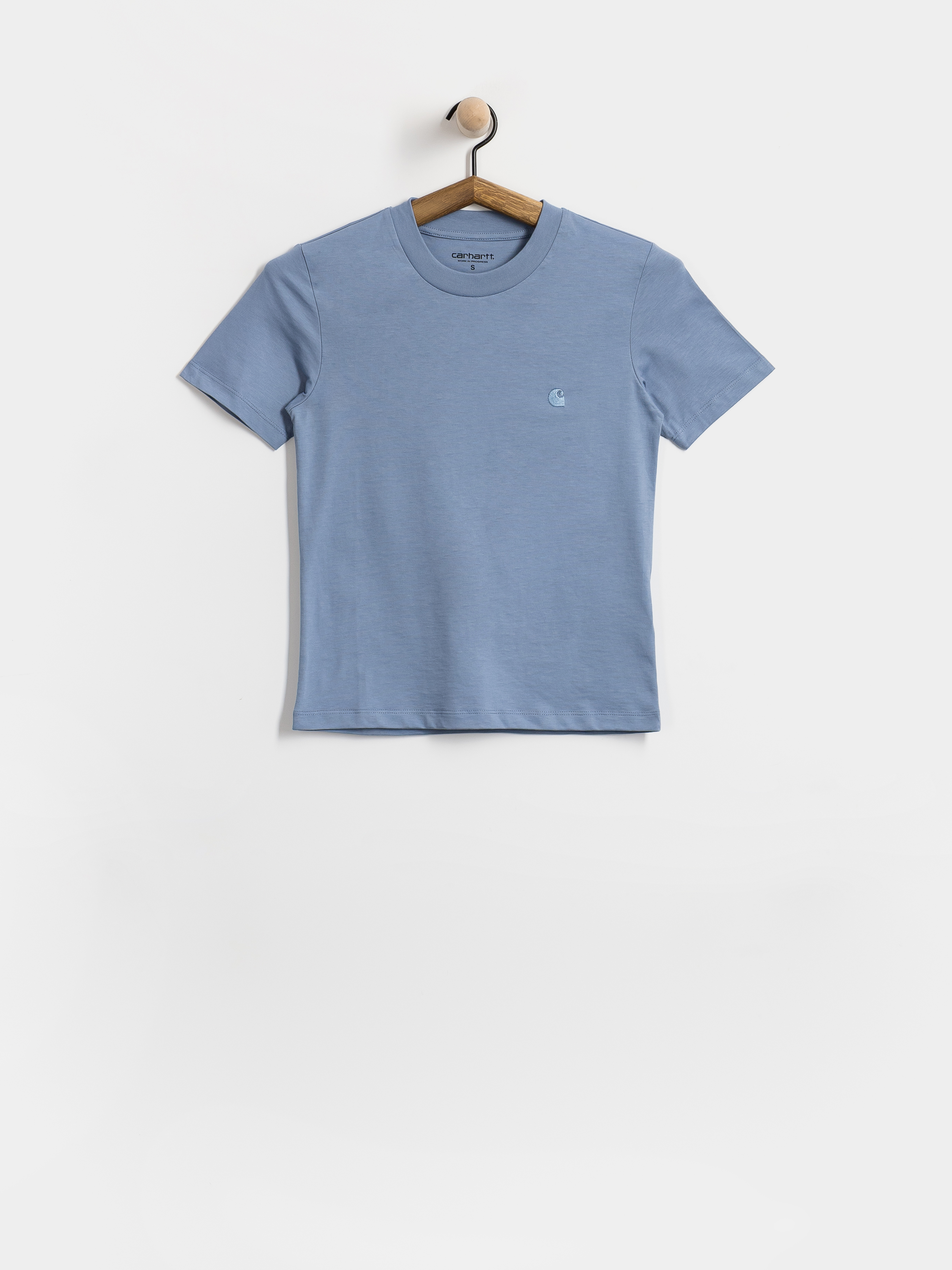 Тениска Carhartt WIP Luca Wmn (gentle blue)