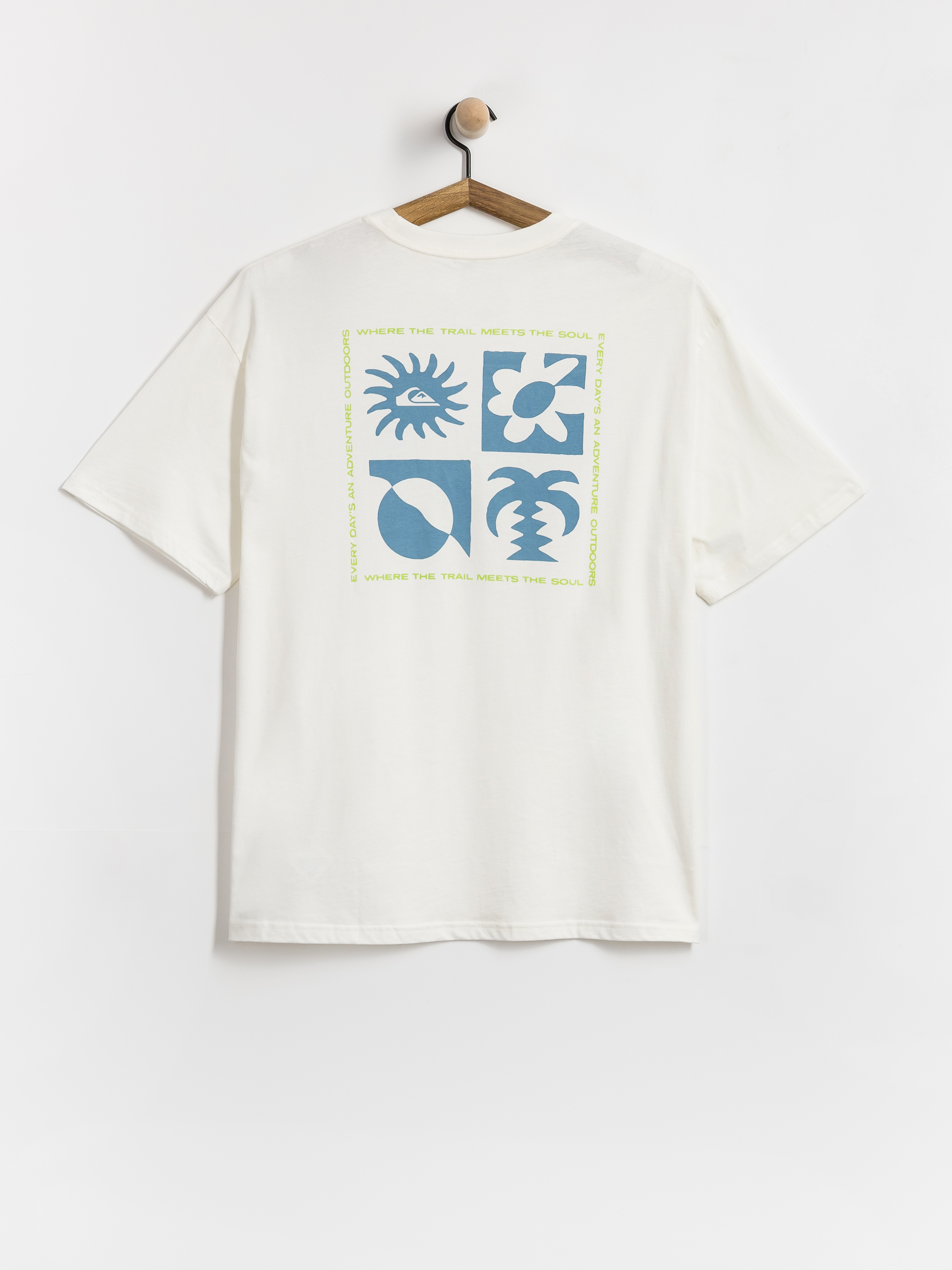 Тениска Quiksilver Evo Blossom Of Peace (snow white)
