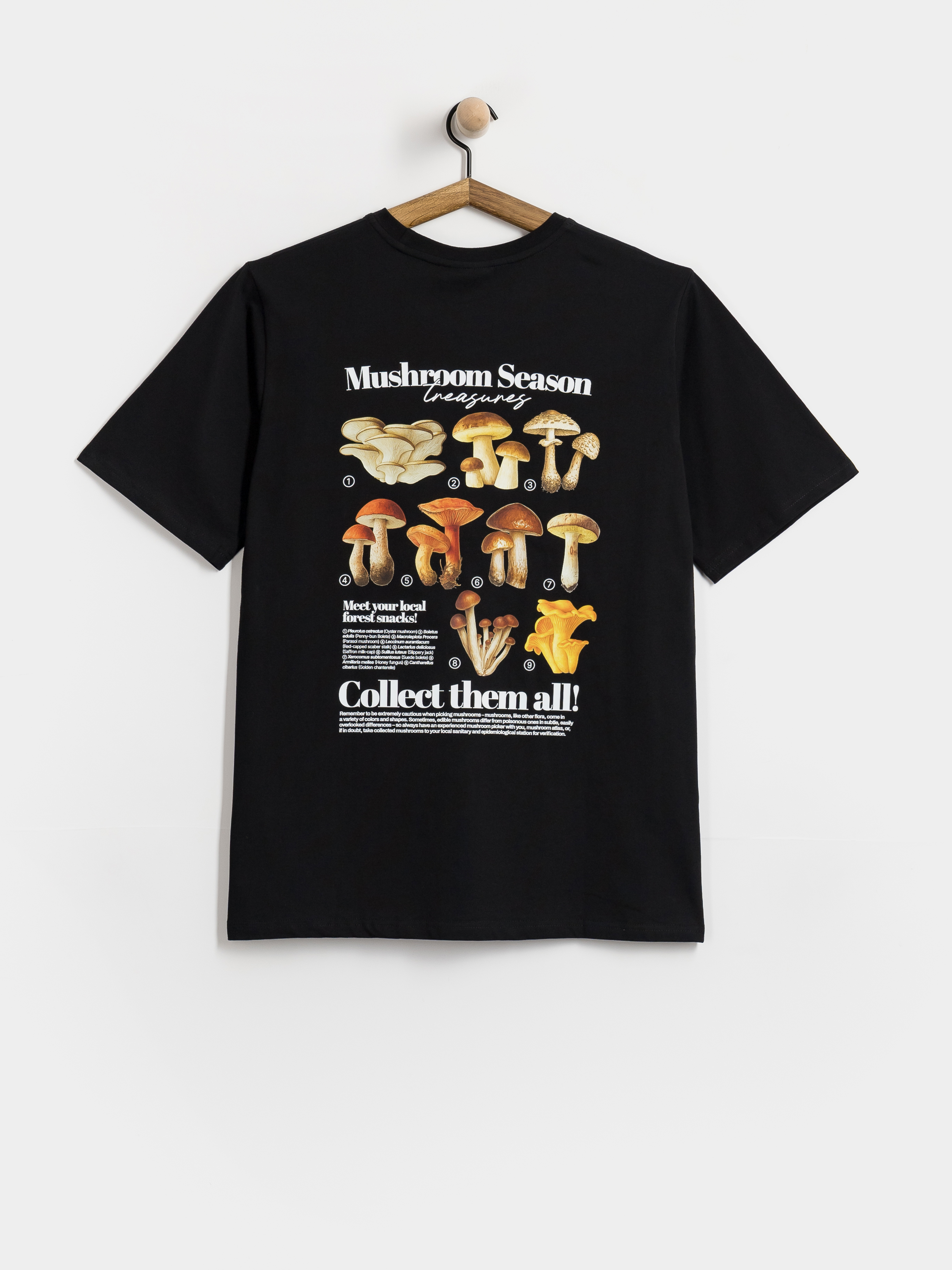 Тениска Palto Mushroom Hunter (black)