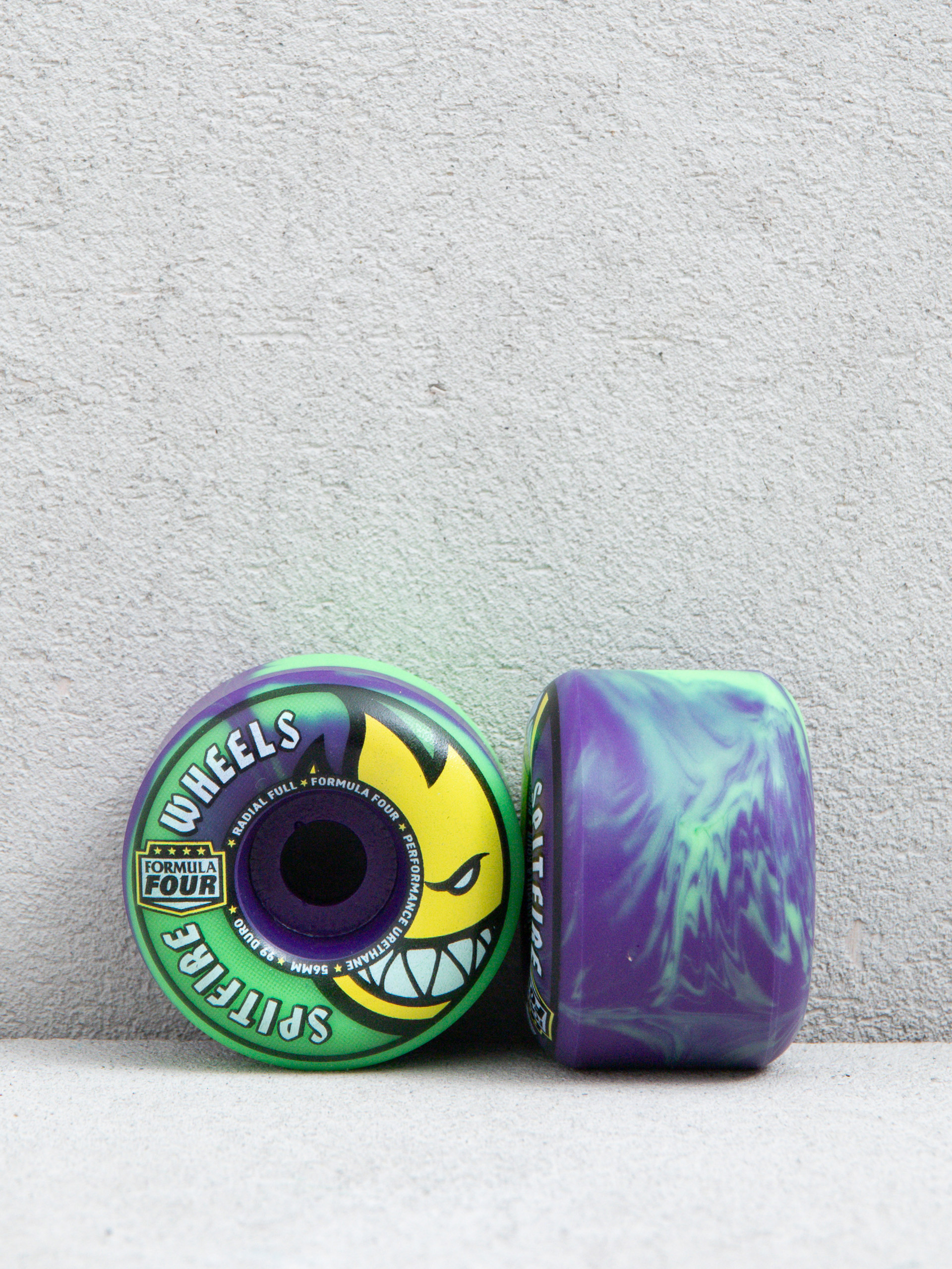 u041au043eu043bu0435u043bu0446u0430 Spitfire F4 99D Team Colors Radial Full (neon green/purple)