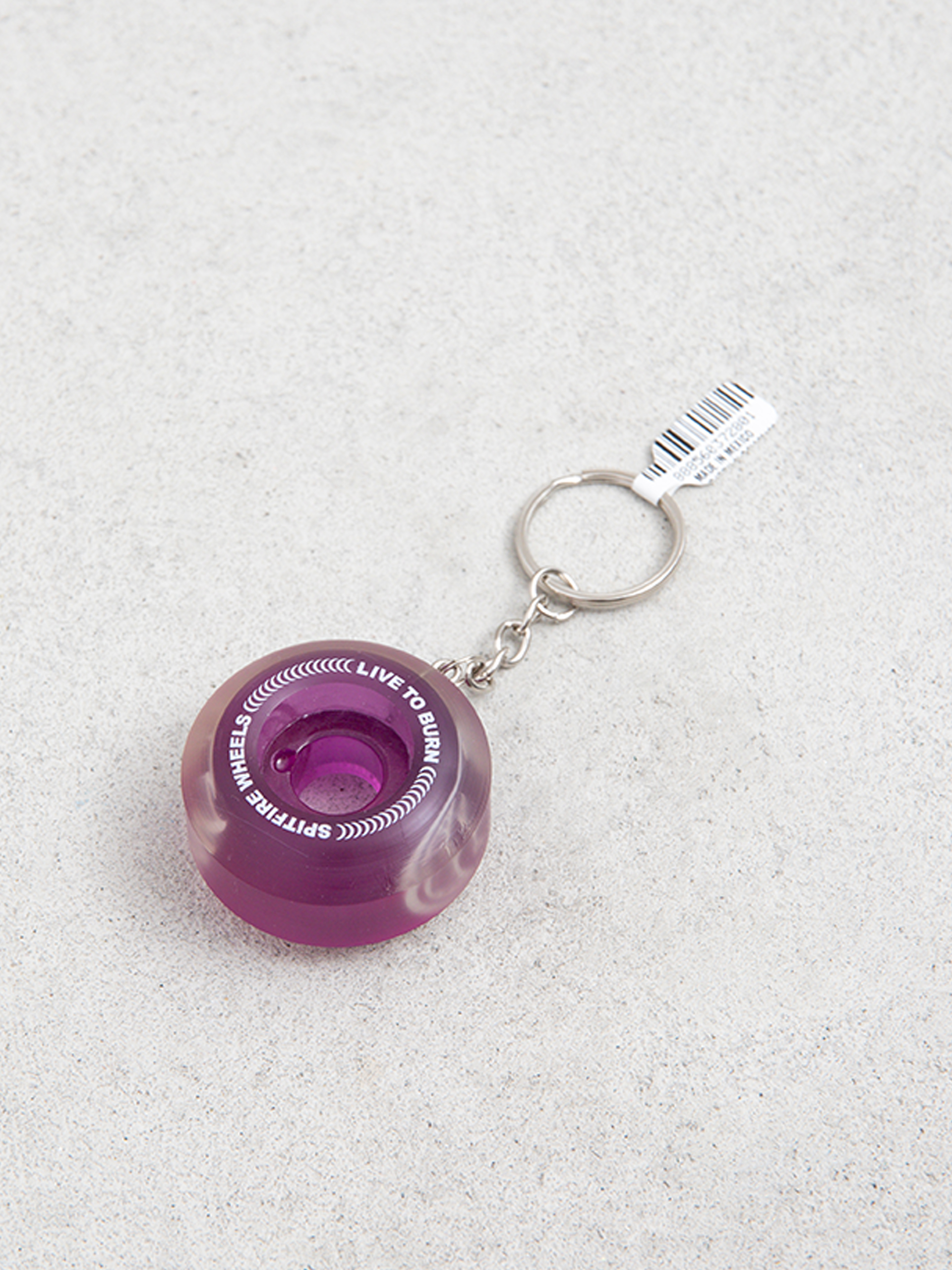 u041au043bu044eu0447u043eu0434u044au0440u0436u0430u0442u0435u043b Spitfire Wheel Keychain (transparent purple)