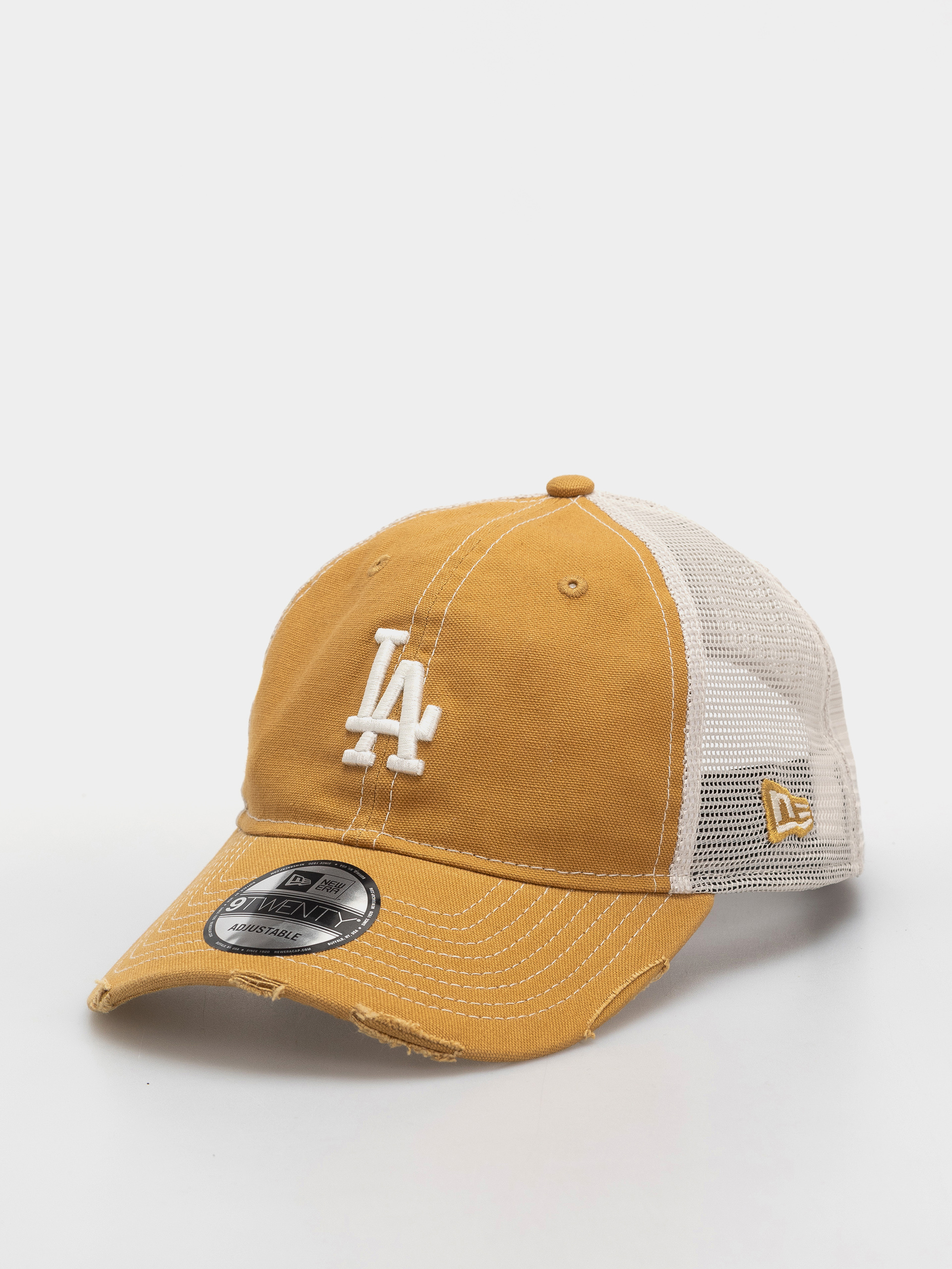 Шапка с козирка New Era Cotton Canv 9Twenty Trucker Los Angeles Dodgers (dark ochre)