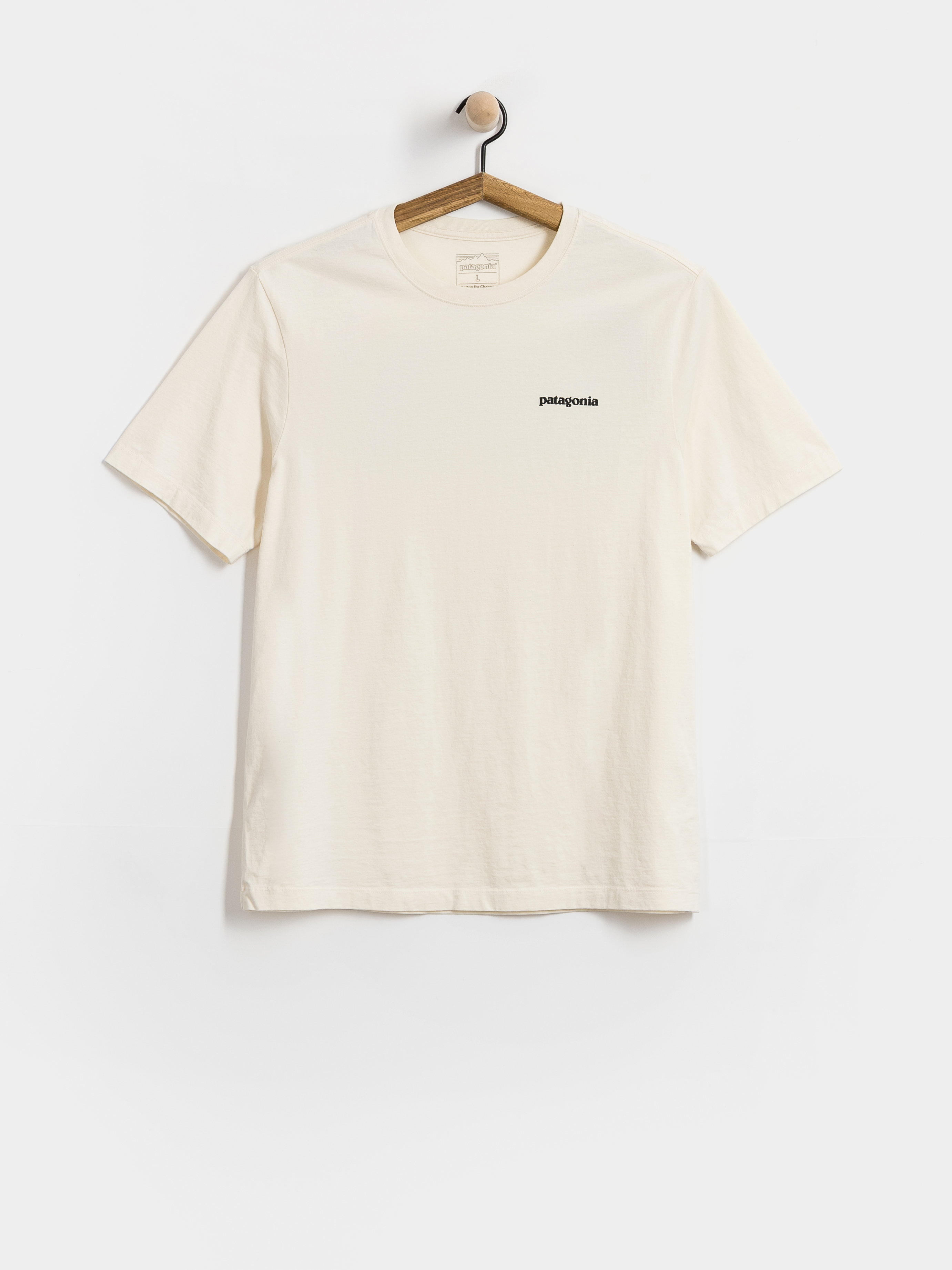 Тениска Patagonia P 6 Logo (undyed natural)