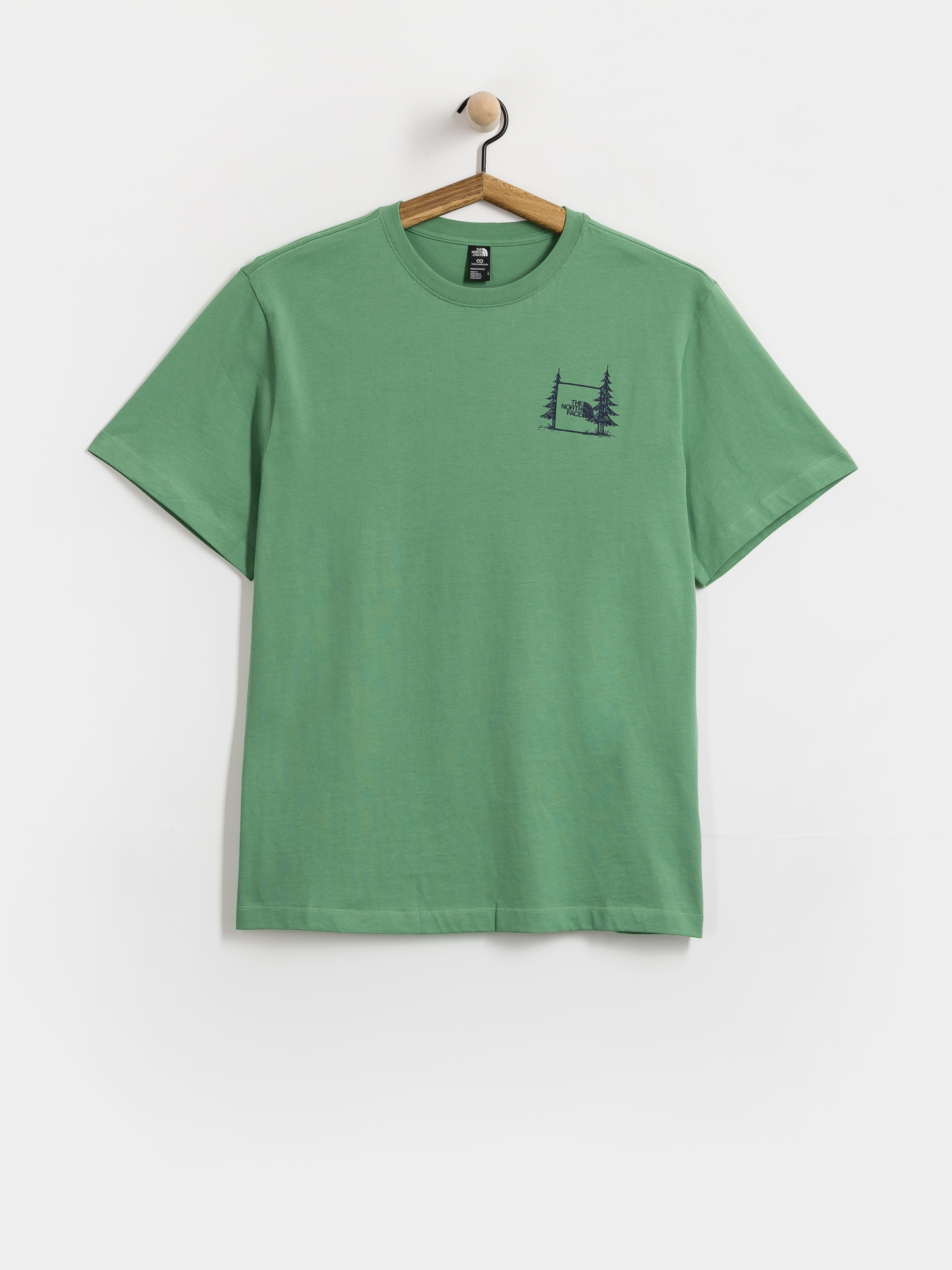 Тениска The North Face Camping Relaxed (dimmed algae)