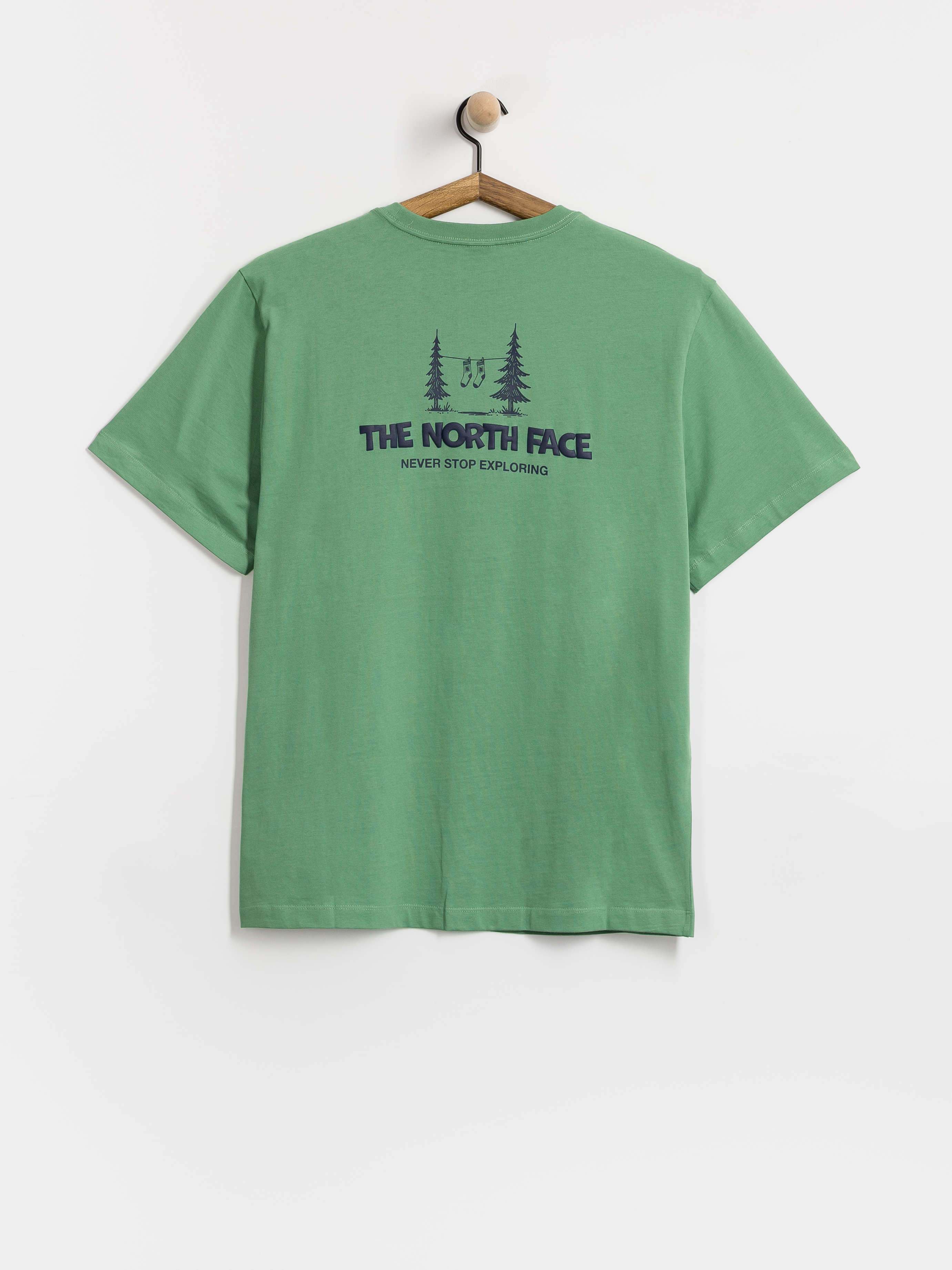 Тениска The North Face Camping Relaxed (dimmed algae)