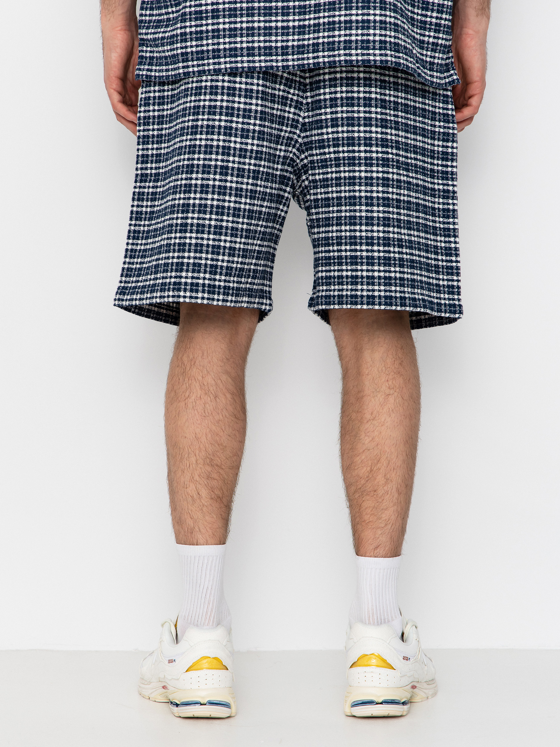 Къси панталони Carhartt WIP Kander (kander check/blue river)
