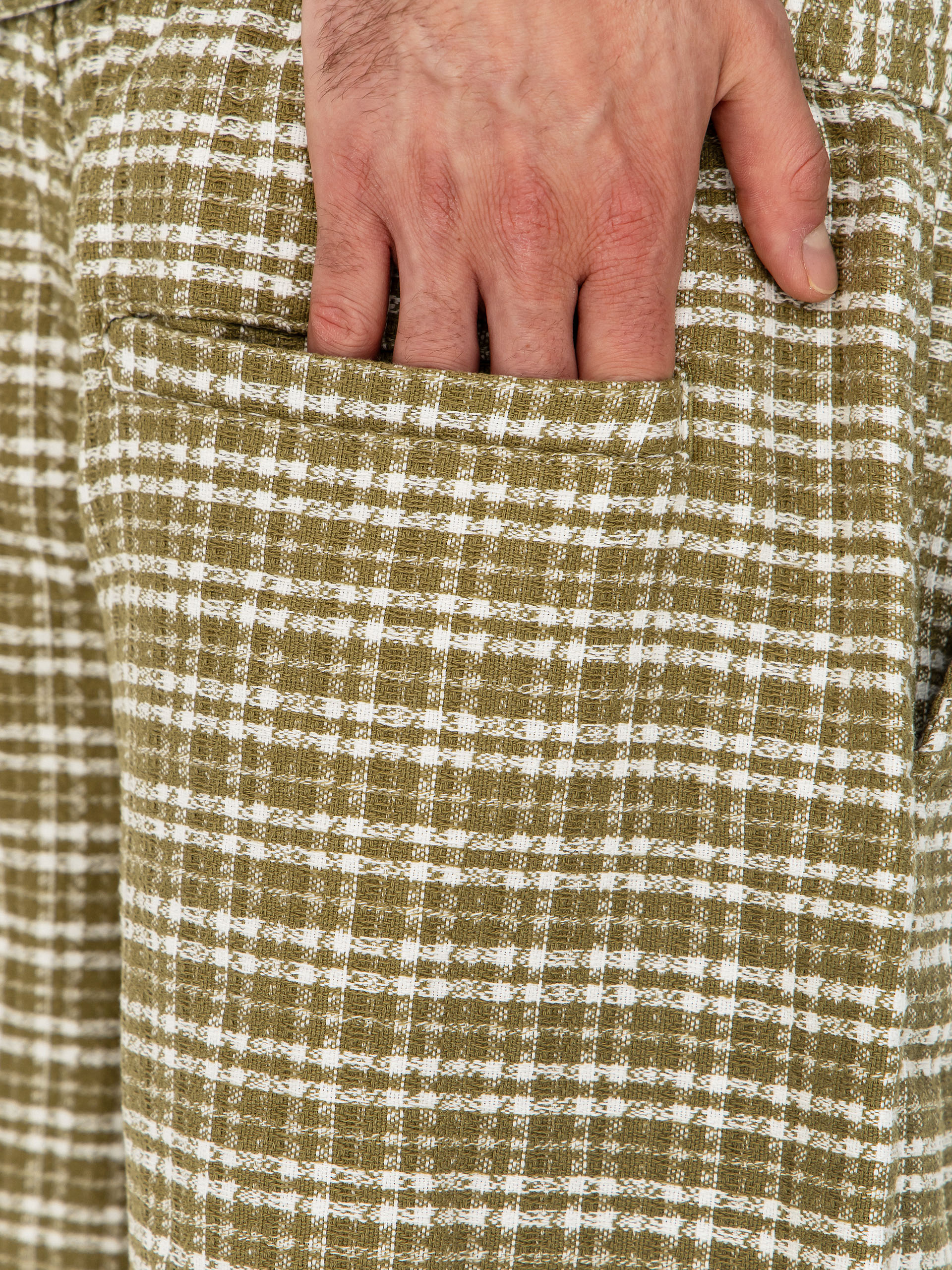 Къси панталони Carhartt WIP Kander (kander check/snake)