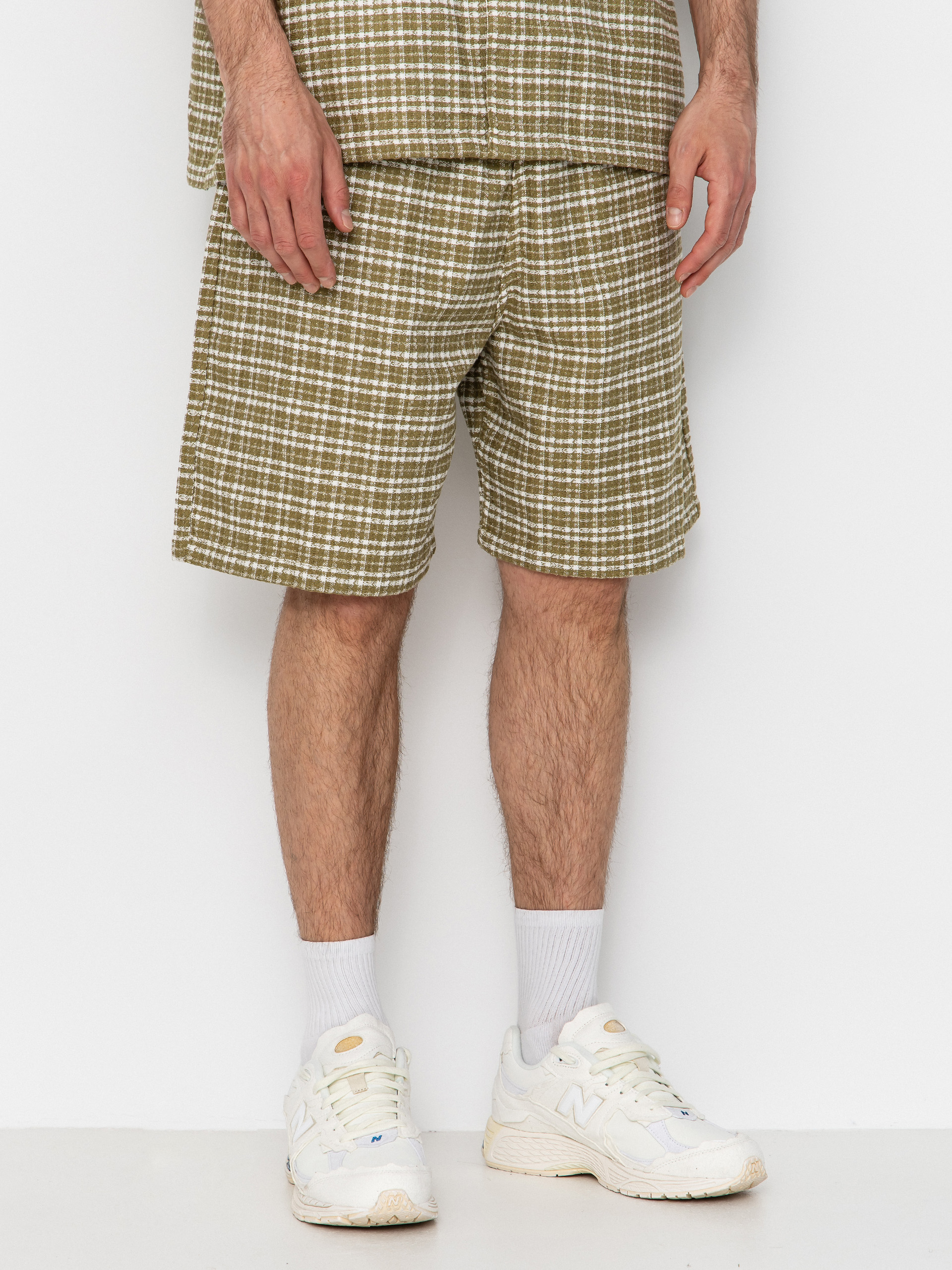 Къси панталони Carhartt WIP Kander (kander check/snake)