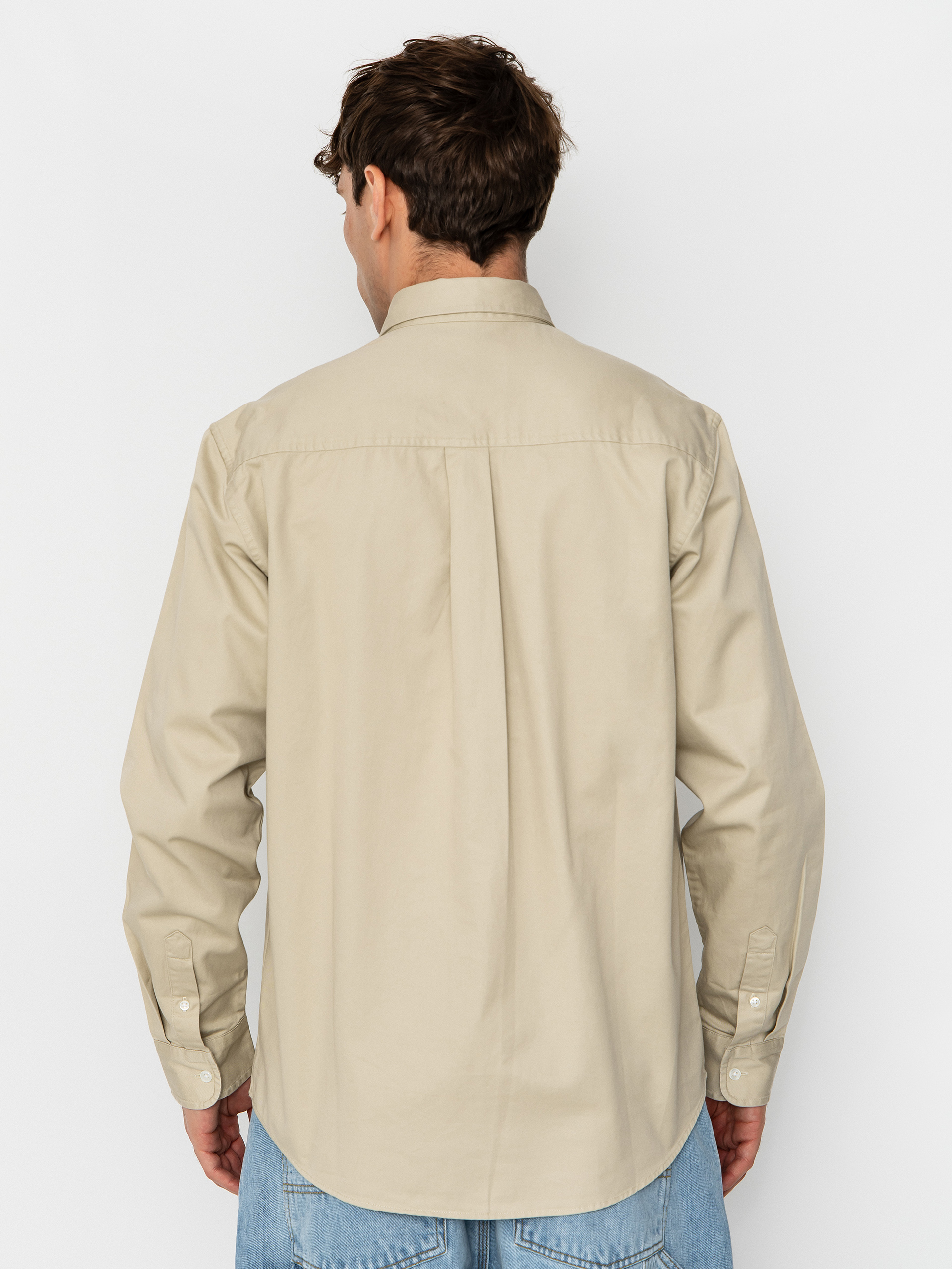 Риза Carhartt WIP Madison (stone/white)