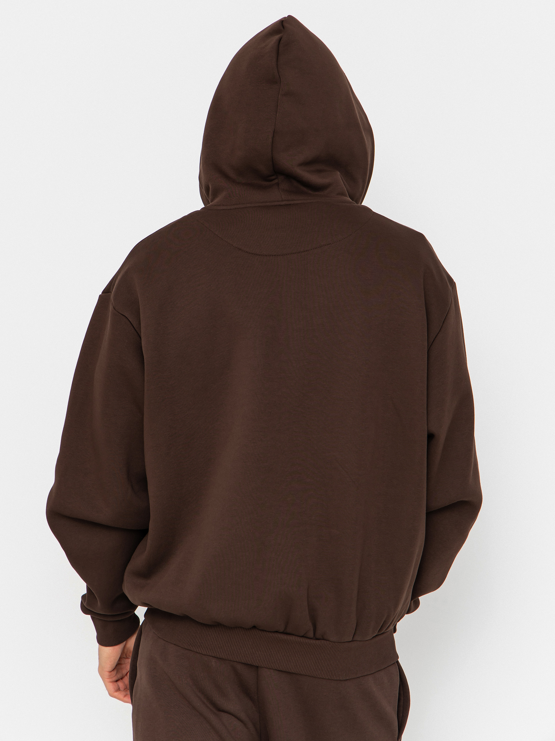 Суитшърт с качулка Karl Kani Small Signature Essential ZHD (brown)