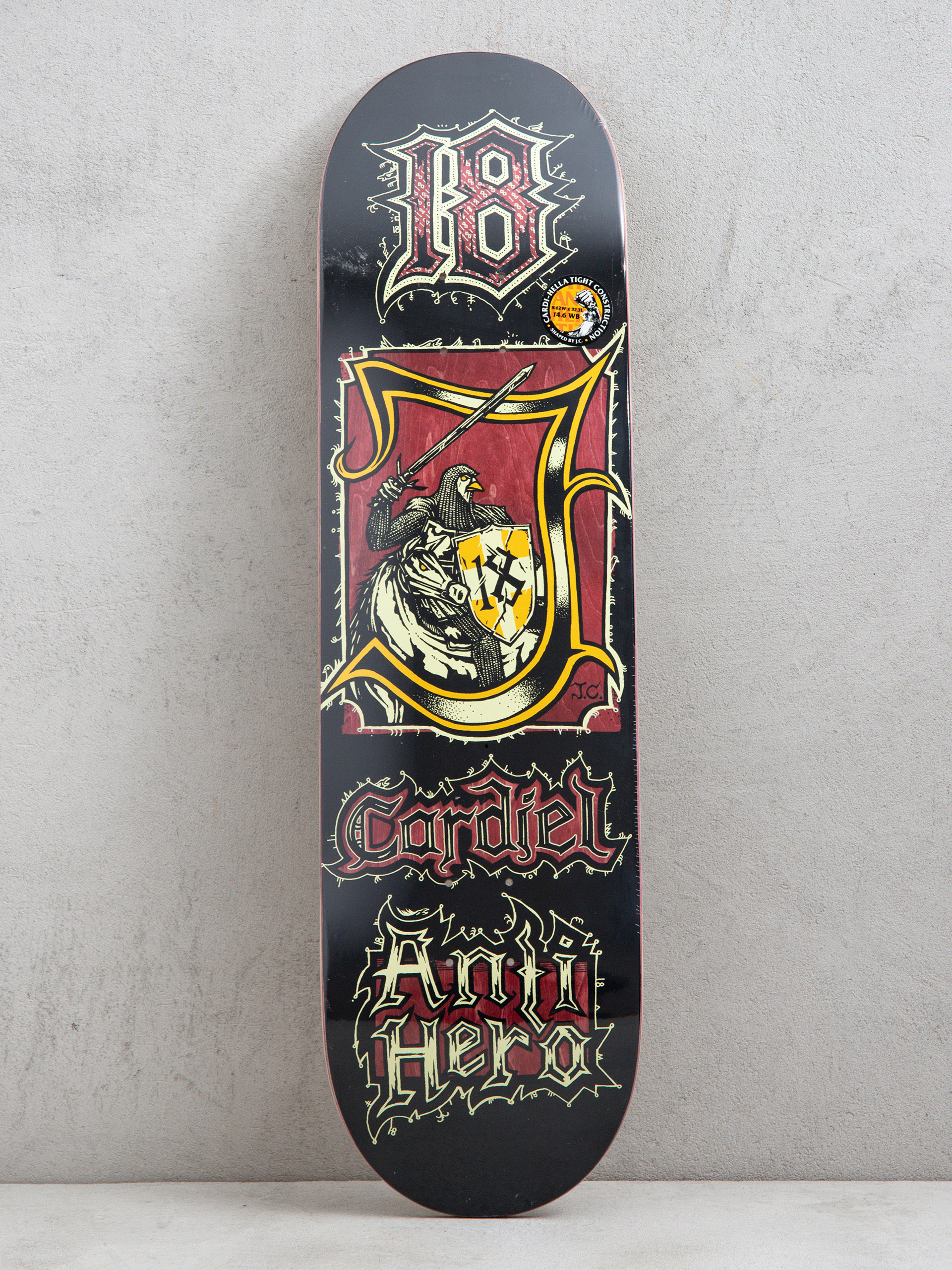 Дъска Antihero Cardiel Medieval (black)