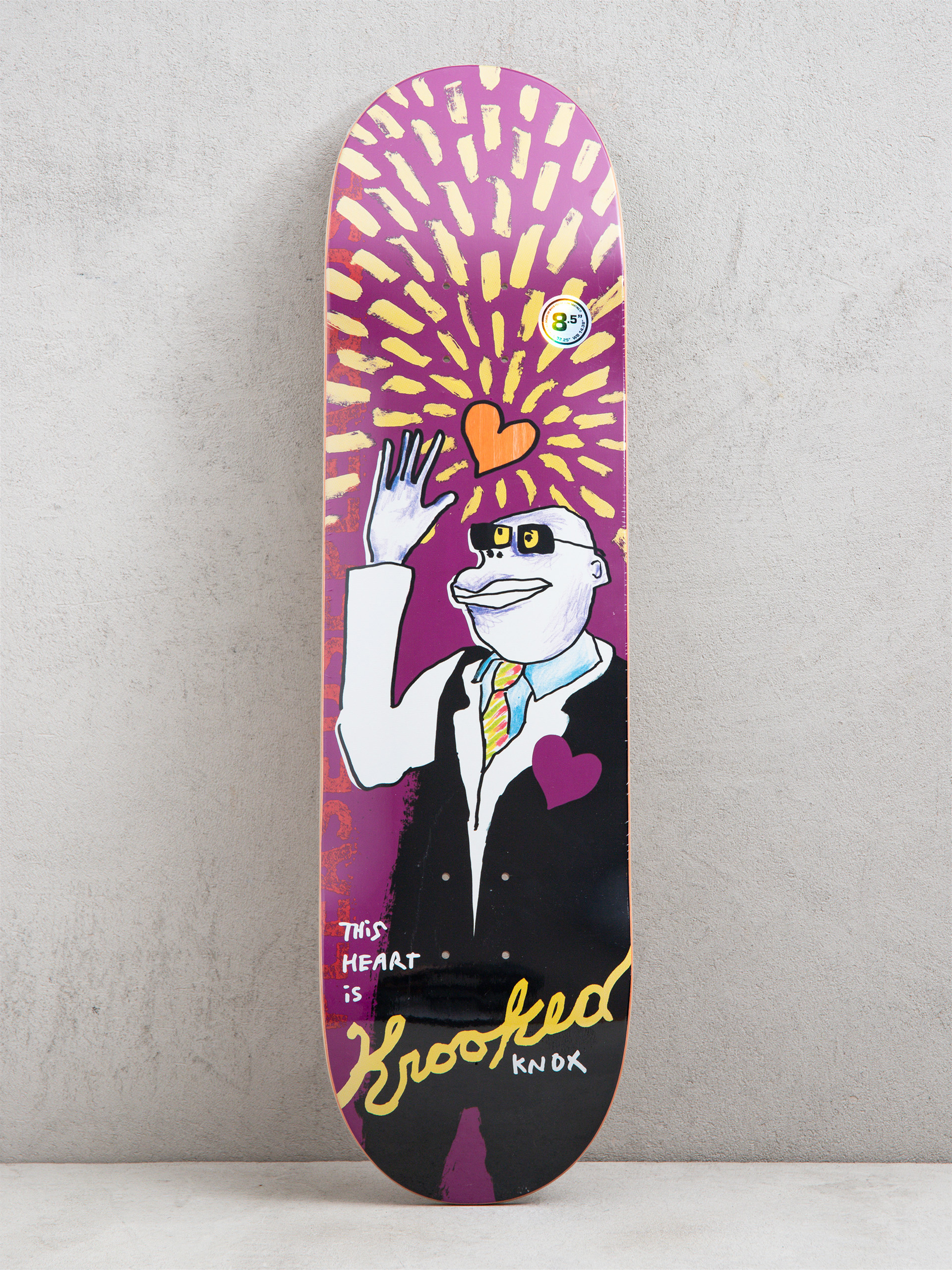 Дъска Krooked Knox This Heart (purple)