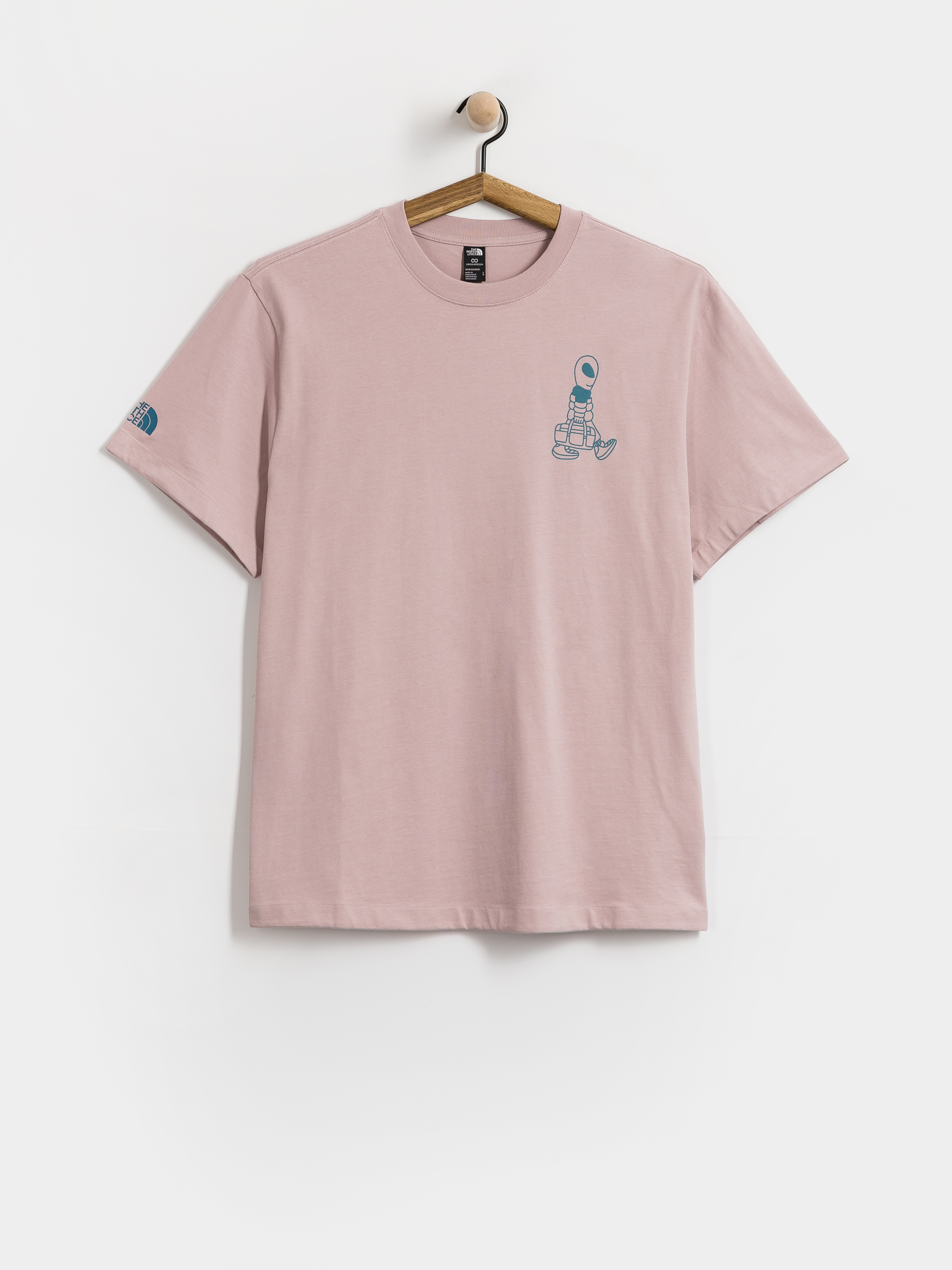 Тениска The North Face Alien Relaxed (metal pink)