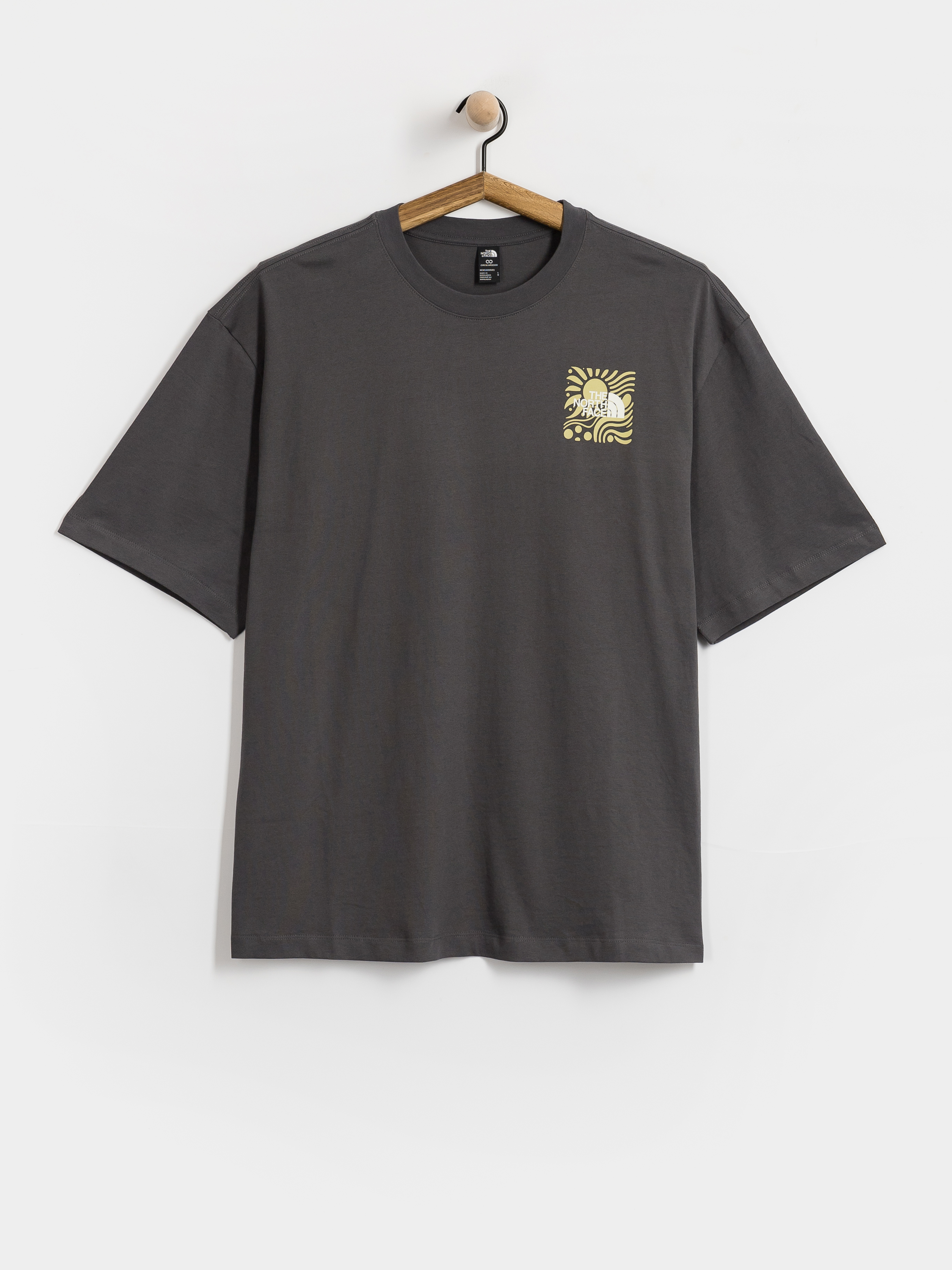 Тениска The North Face Sun Oversize (anthracite grey)
