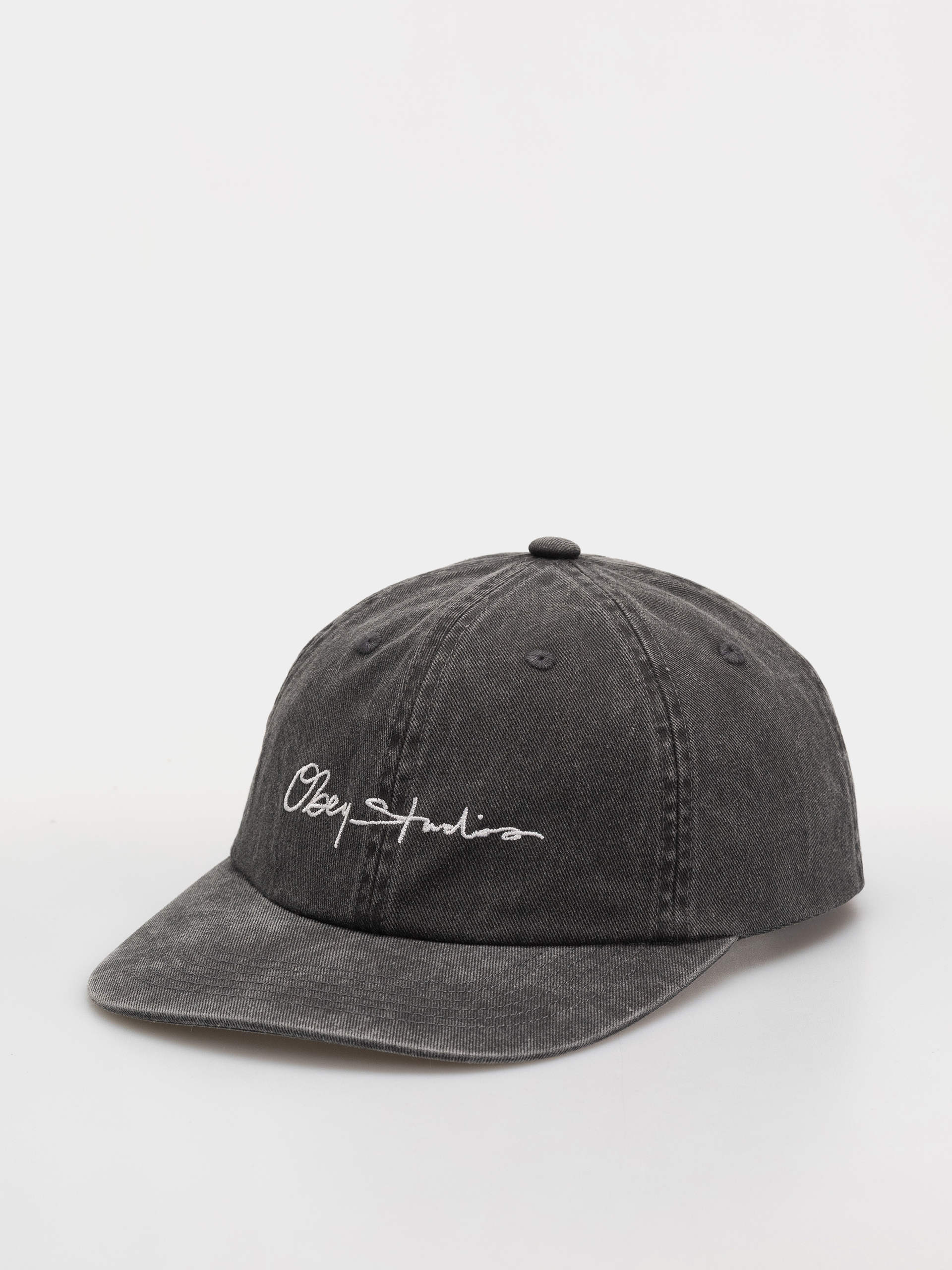u0428u0430u043fu043au0430 u0441 u043au043eu0437u0438u0440u043au0430 OBEY Pigment Signature (pigment black)