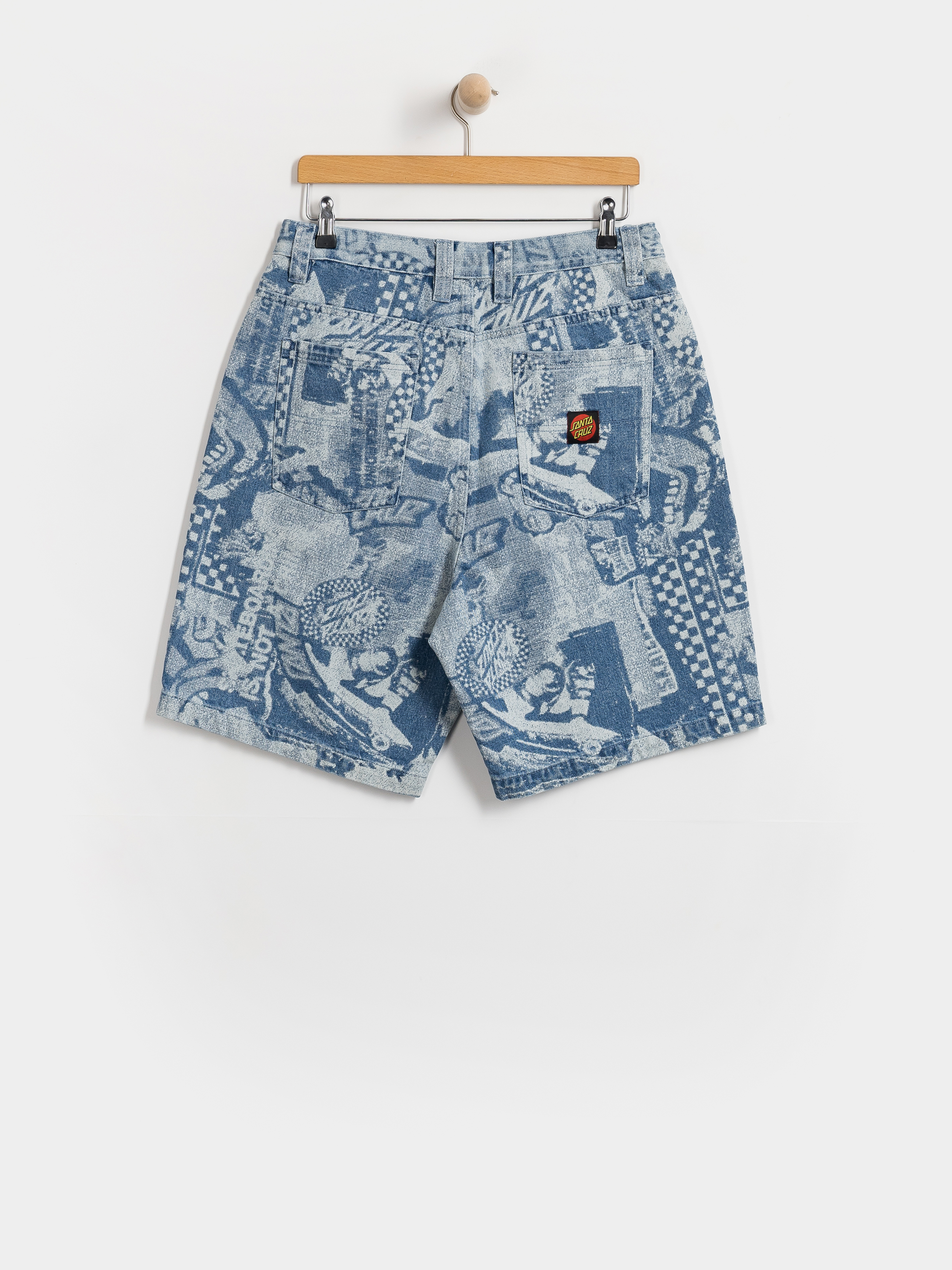 Къси панталони Santa Cruz Big (stonewash collage)