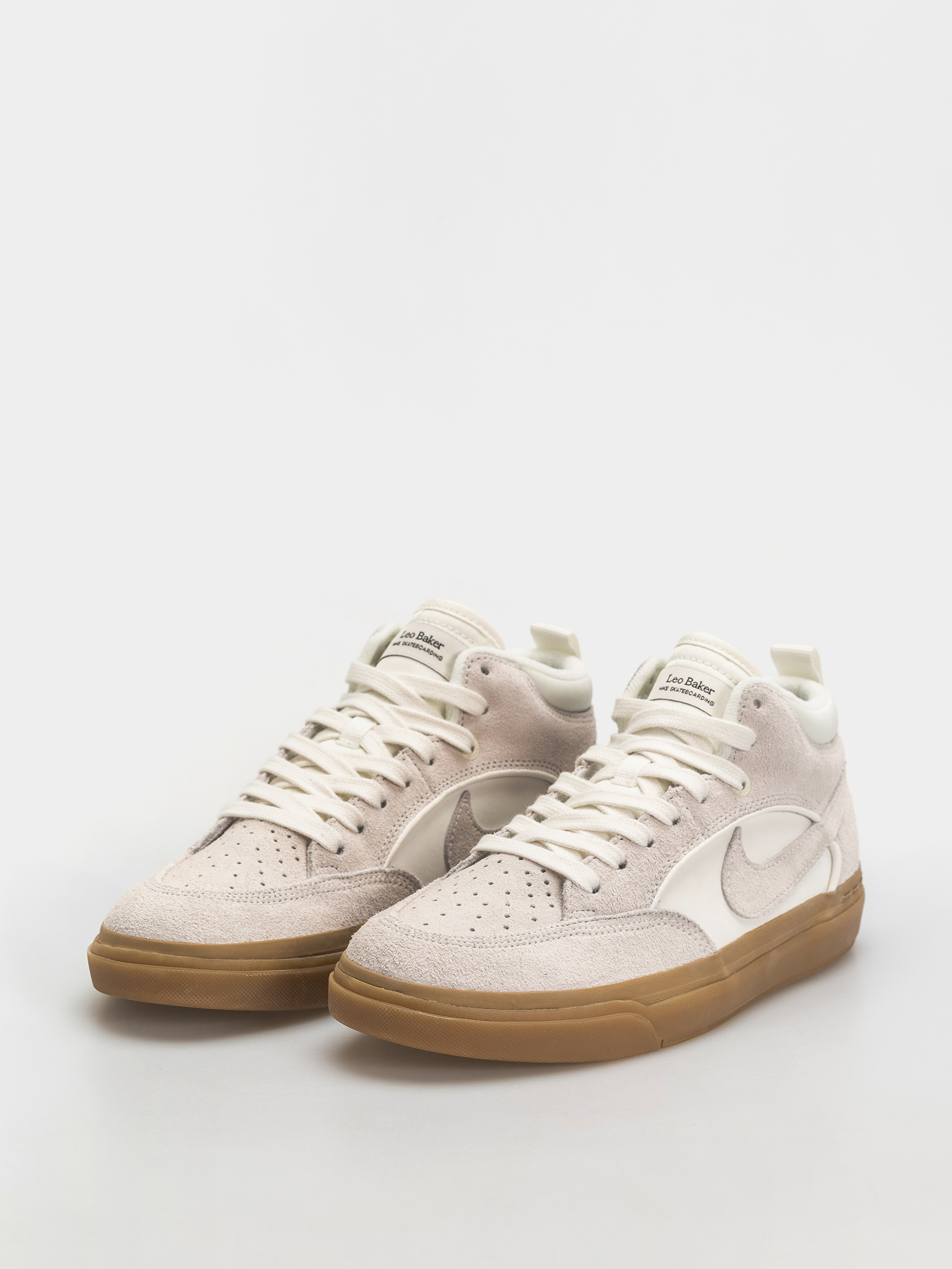 Обувки Nike SB React Leo (sail/sail/sail/gum light brown)