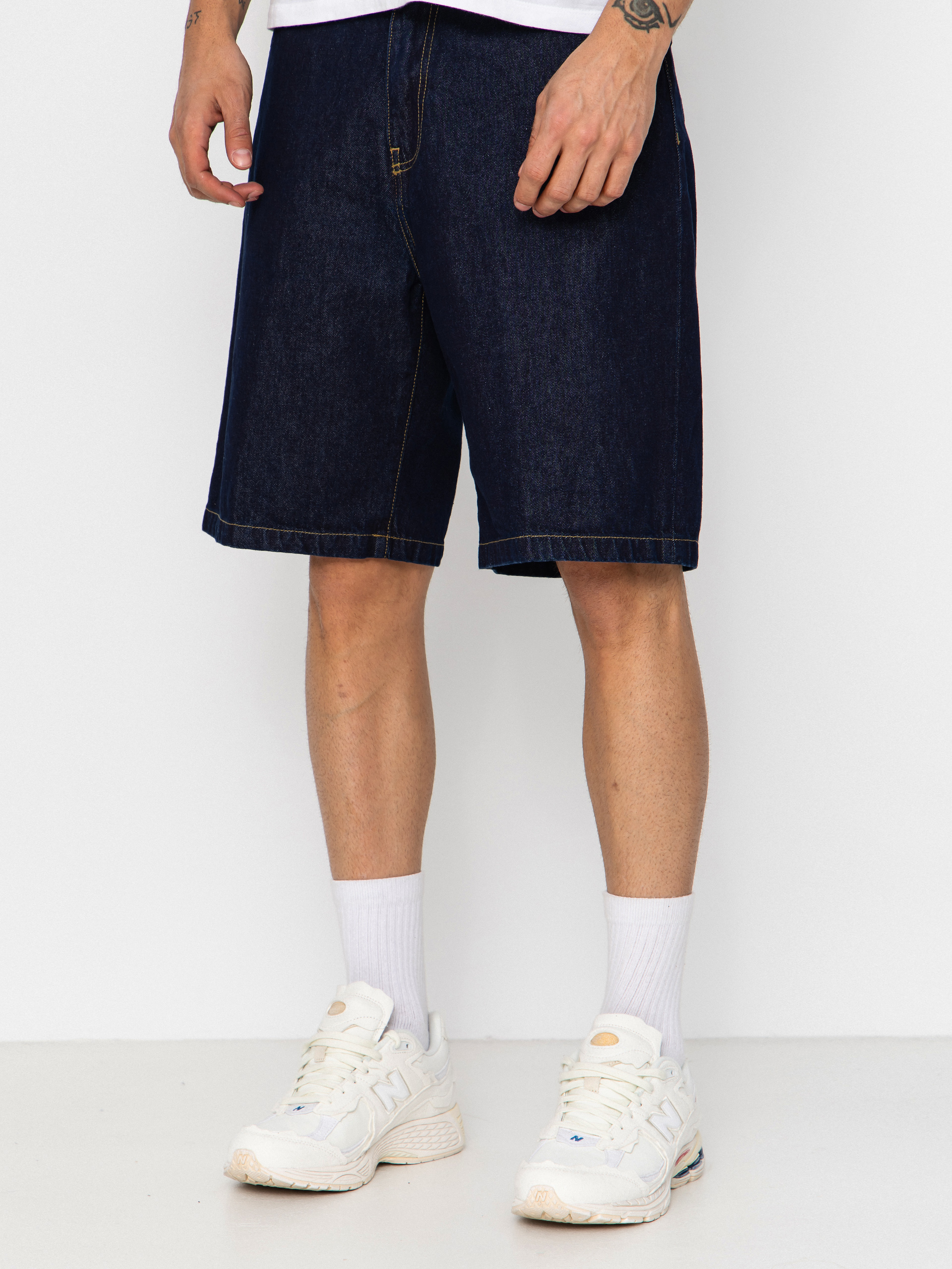 Къси панталони Carhartt WIP Landon (blue rinsed)